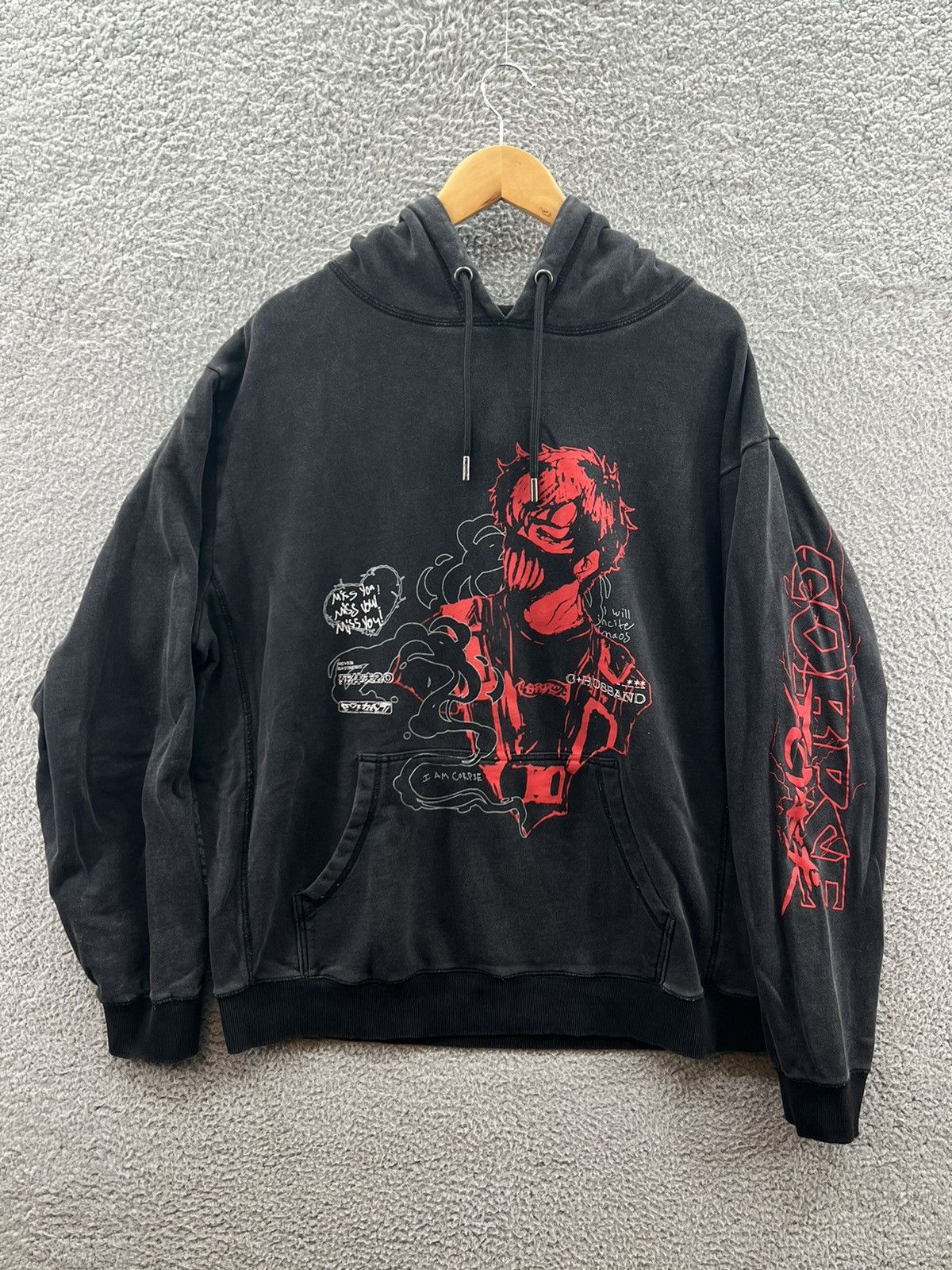 Jordan Brand Corpse Husband Miss You I Am Corpse Black Hoodie Size 3XL Size US S / EU 44-46 / 1 - 1 Thumbnail