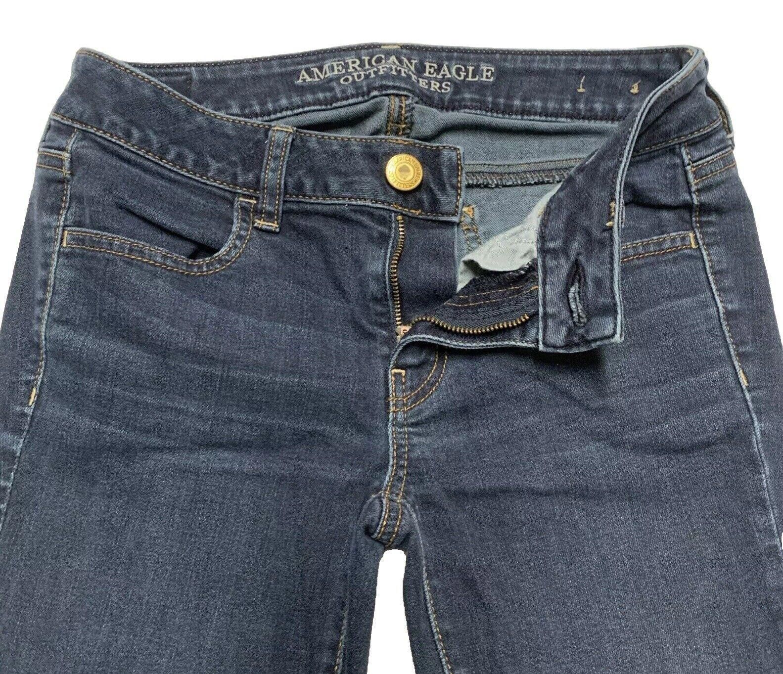 Other American Eagle Women's Jegging Size 2 Blue Stretch Jeans Size 26" / US 2 / IT 38 - 4 Thumbnail
