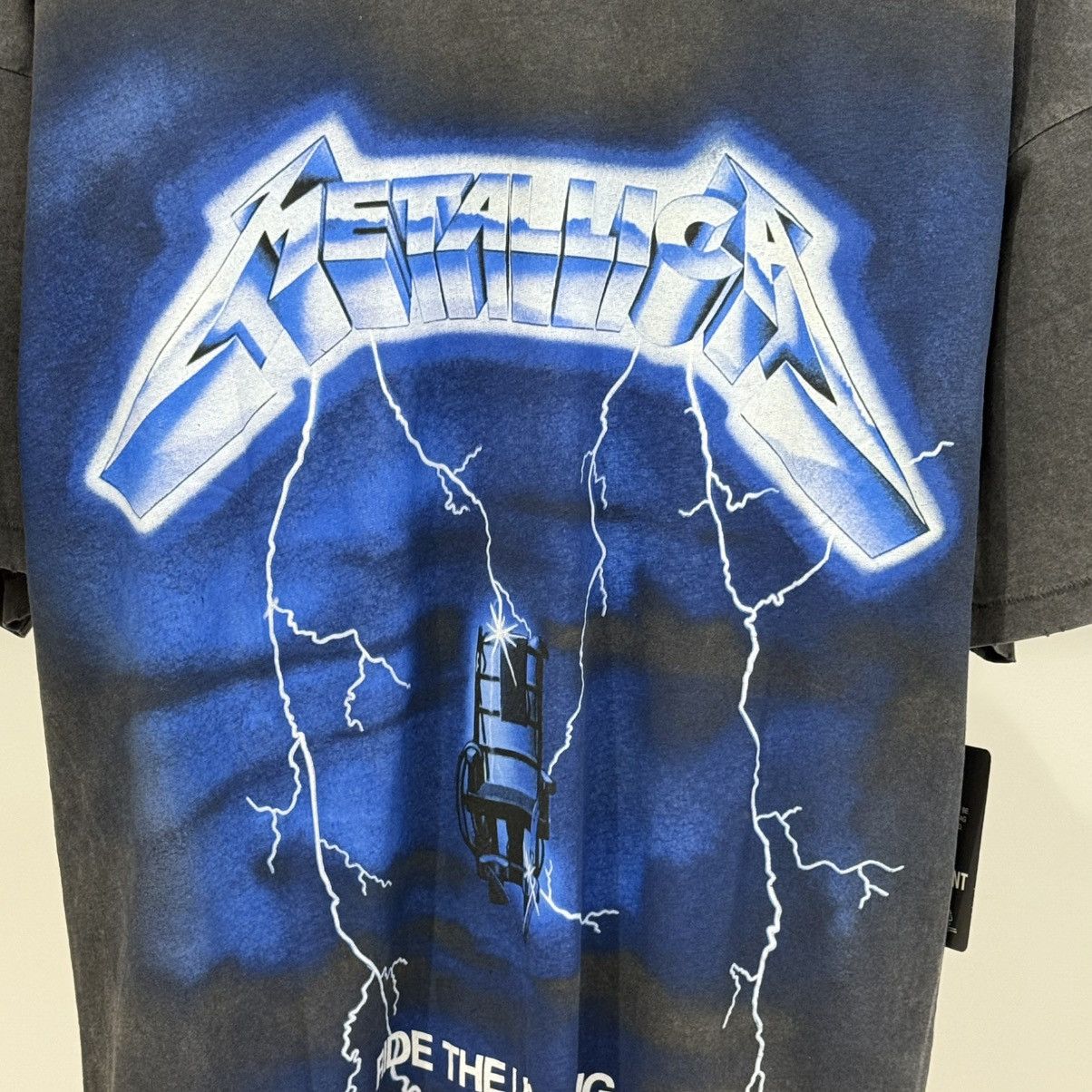 Represent Clo. Represent X Metallica Ride The Lightning Tee Size US S / EU 44-46 / 1 - 2 Thumbnail