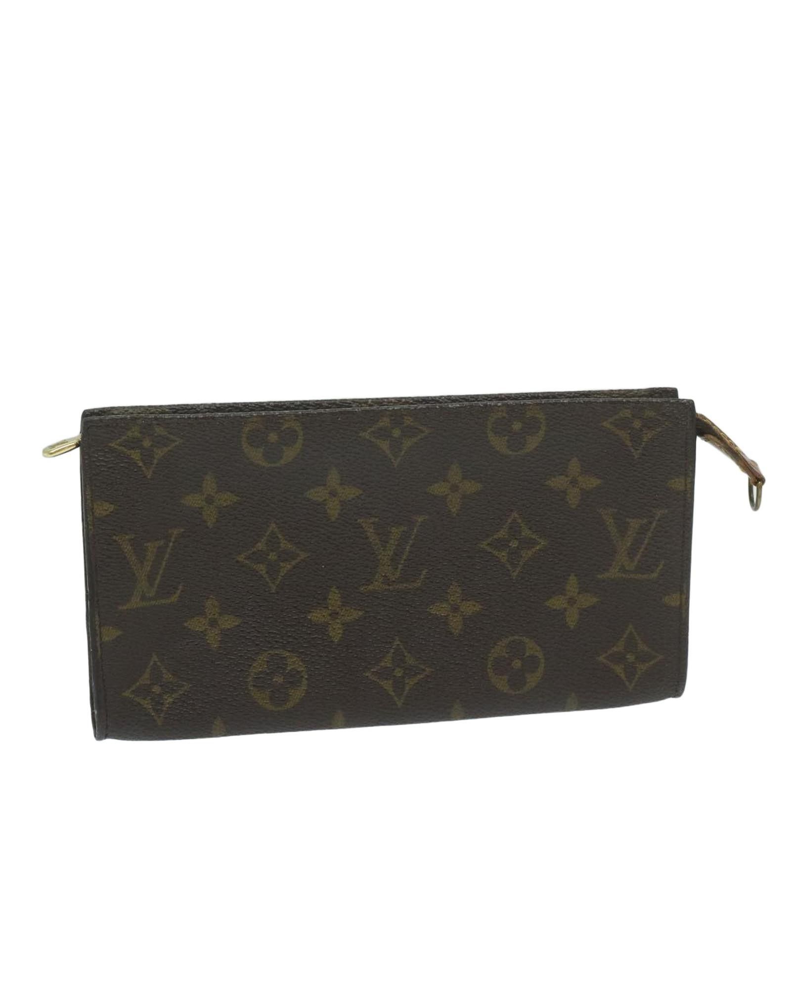 image of Louis Vuitton Monogram Bucket Gm Pouch Accessory Pouch Lv Accessory Pouch Am5583, Women's