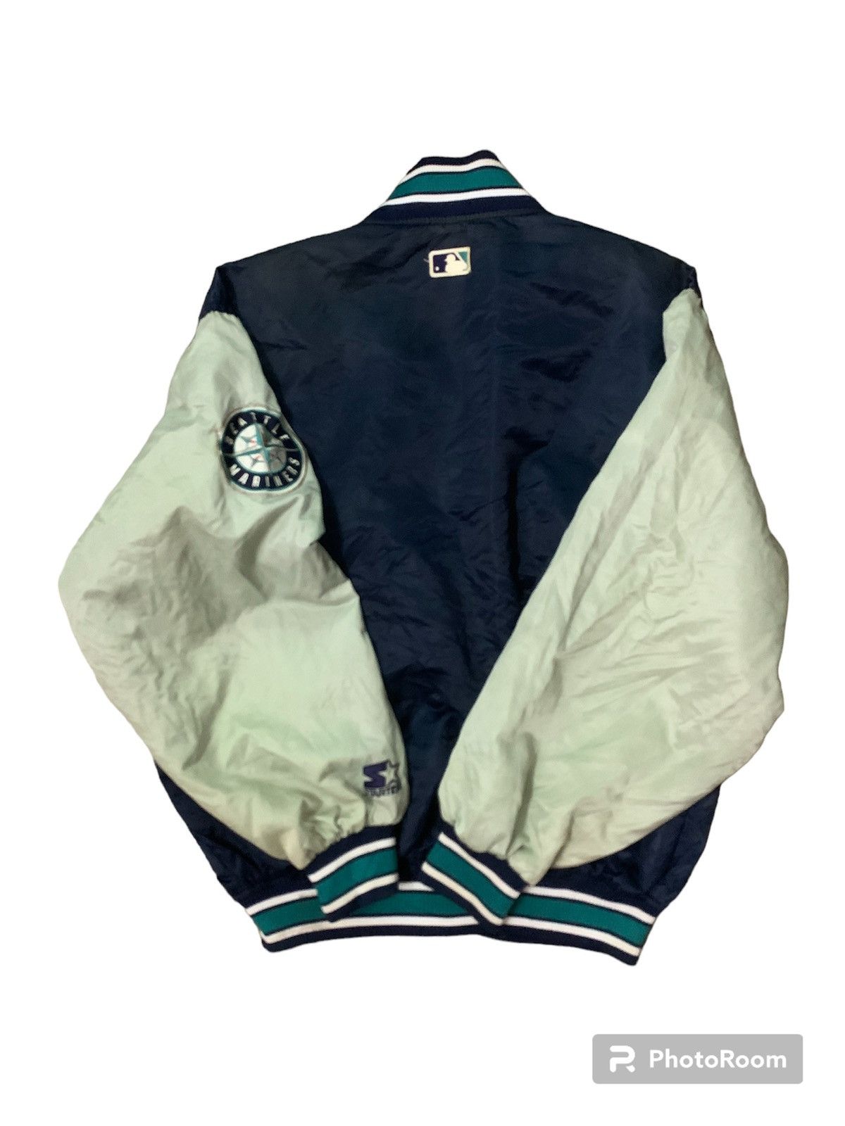 MLB × Starter × Vintage Seatle Mariners Baseball Jacket Size US L / EU 52-54 / 3 - 2 Thumbnail