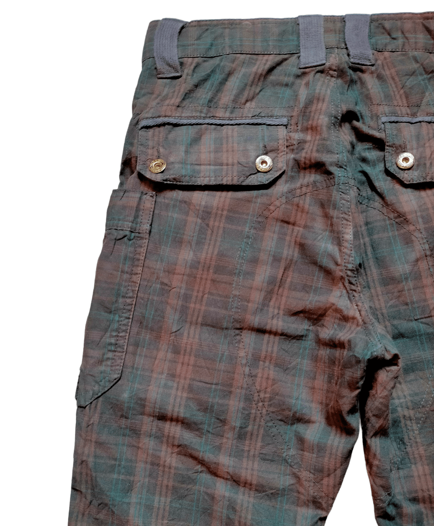 Hysteric Glamour Made in japan Back Number Tactical Multipocket Plaid Pants Size US 30 / EU 46 - 10 Thumbnail