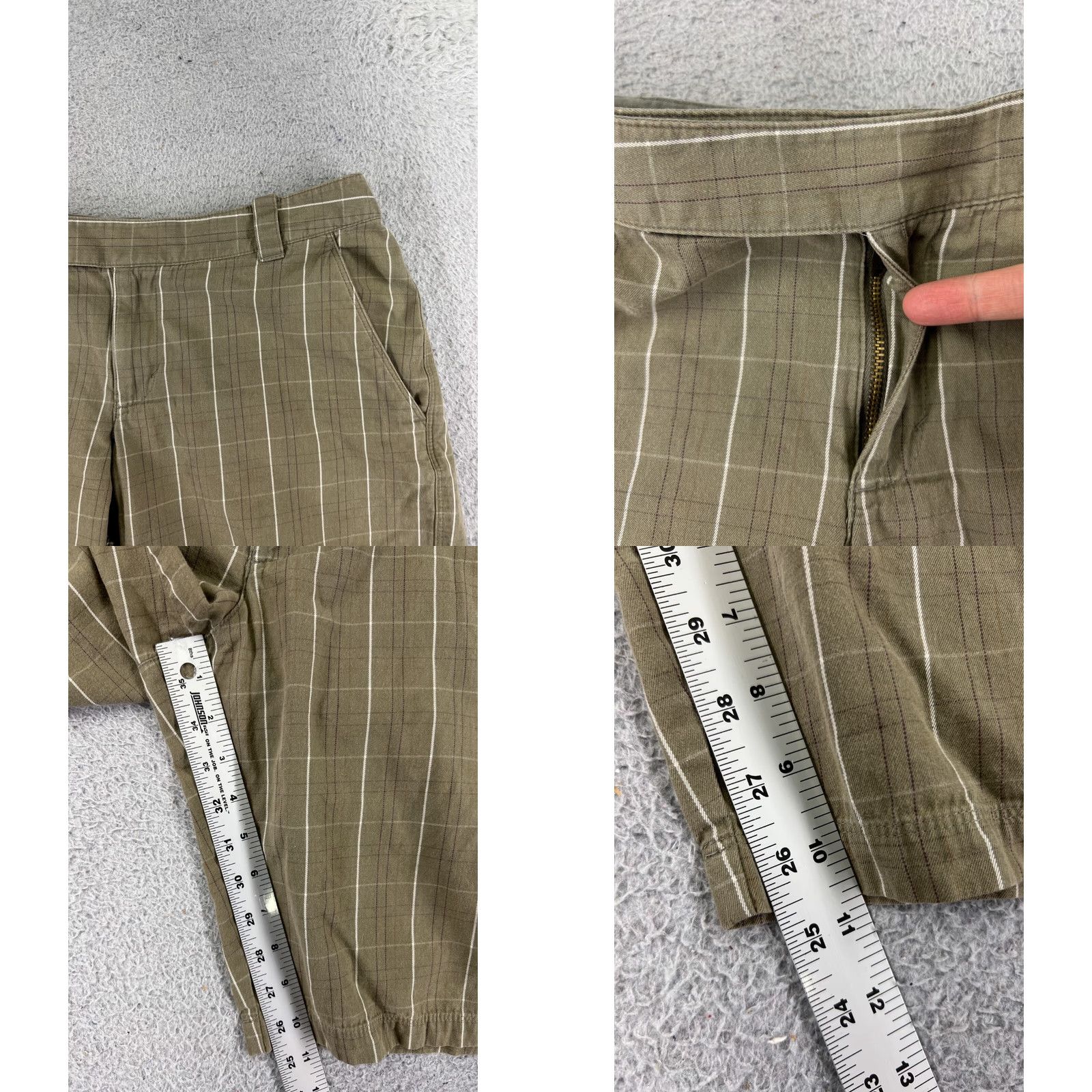 The North Face The North Face Womens Shorts Plaid 100% Cotton Beige Golf Twill Chino 28x10 Adjustable Stretch Machine Washable Regular Size 30" / US 8 / IT 44 - 8 Thumbnail