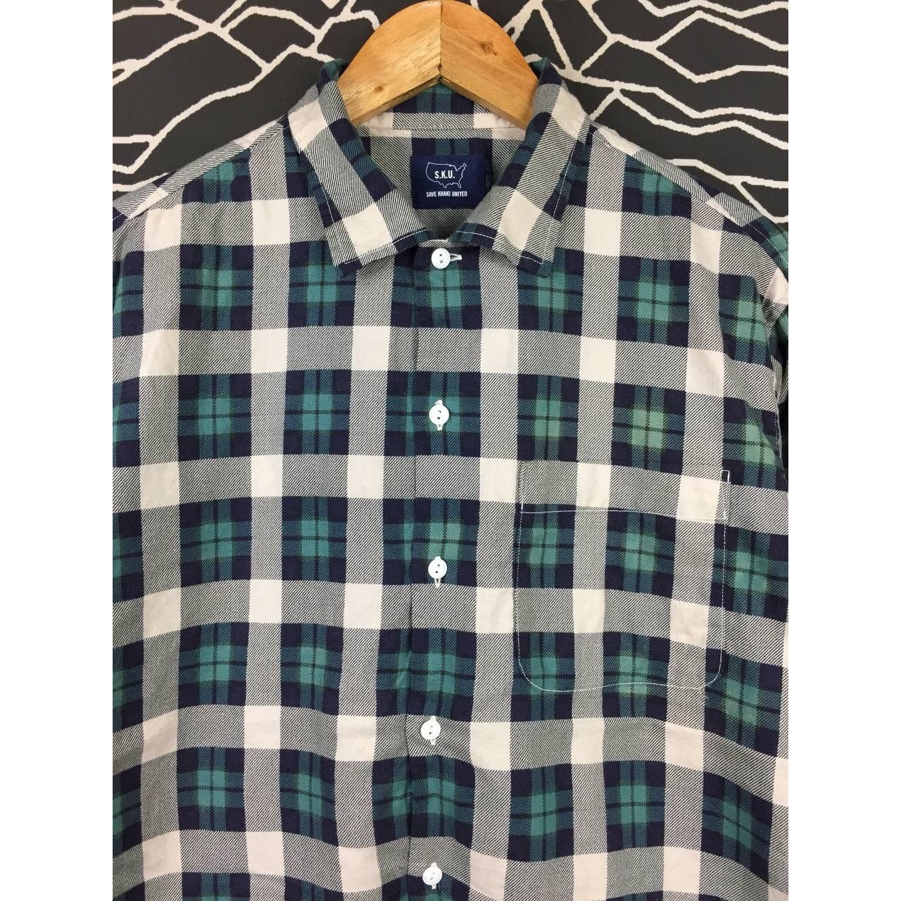 Save Khaki United S.K.U Save Khaki United Casual Checkered Flannel Shirt Size US S / EU 44-46 / 1 - 3 Thumbnail