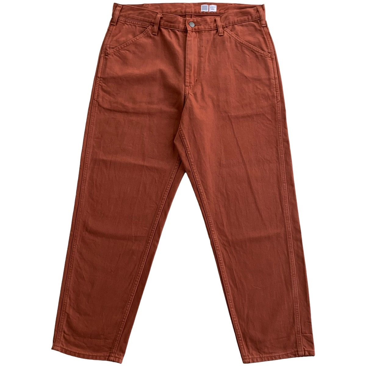 Christophe Lemaire × Lemaire × Uniqlo Lemaire Brick Red Uniqlo U Baggy Tappered Jeans Size US 34 / EU 50 - 1 Thumbnail