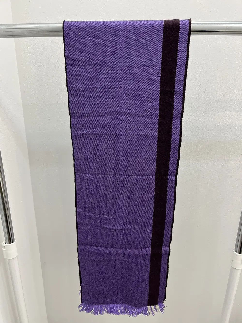 Johnstons Of Elgin Johnstons Of Elgin Extra Fine Merino Wool Striped Scarf Size ONE SIZE - 3 Thumbnail