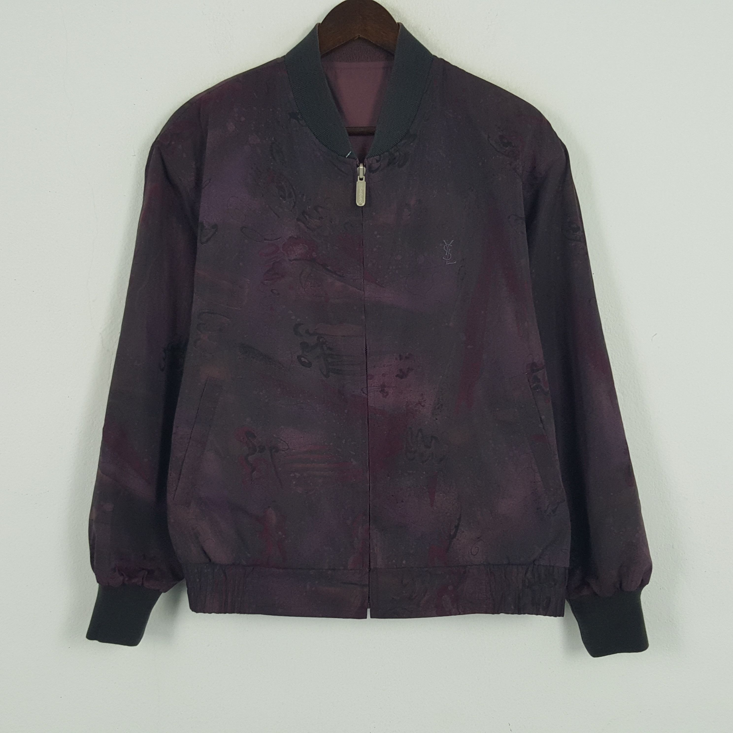 Vintage × Yves Saint Laurent Vintage Yves Saint Laurent Zipper Jacket Size US M / EU 48-50 / 2 - 1 Thumbnail