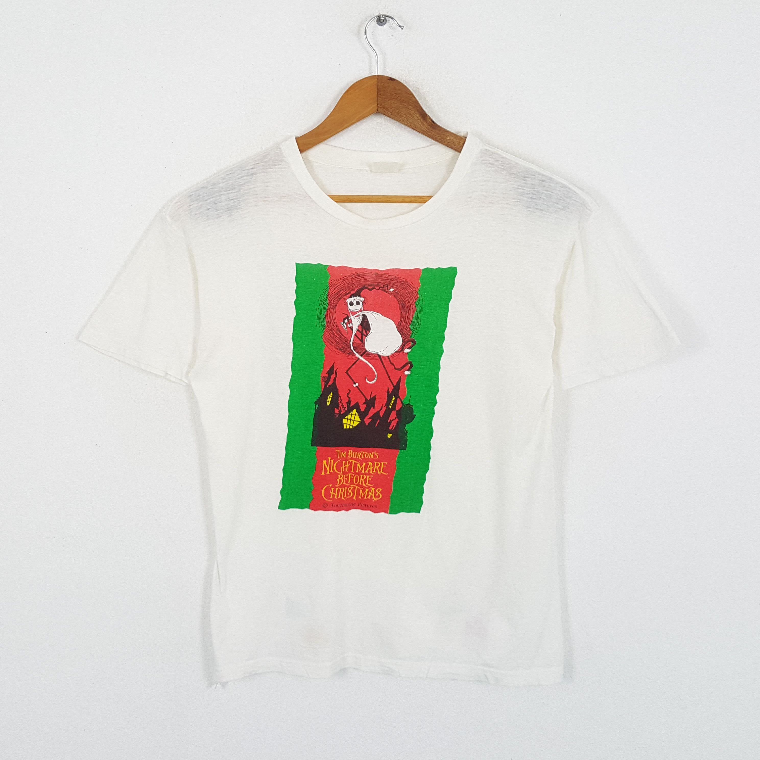 Vintage Vintage TIM BURTON'S NIGHTMARE BEFORE CHRISTMAS Movie Tees Size US M / EU 48-50 / 2 - 1 Thumbnail