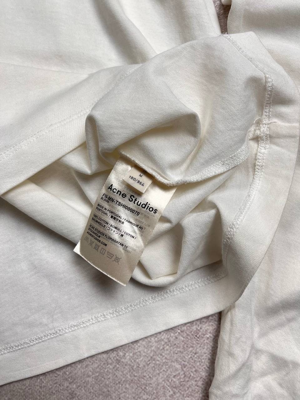 Acne Studios Acne Studios Quarter Zip White Sweater M Size US M / EU 48-50 / 2 - 5 Thumbnail