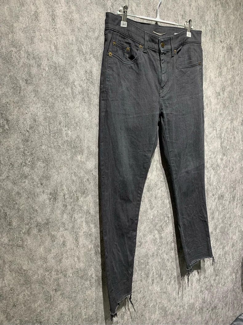 Saint Laurent Paris Stylish Saint Laurent Fluid Leg Denim Pants-2505 Size US 29 - 3 Thumbnail