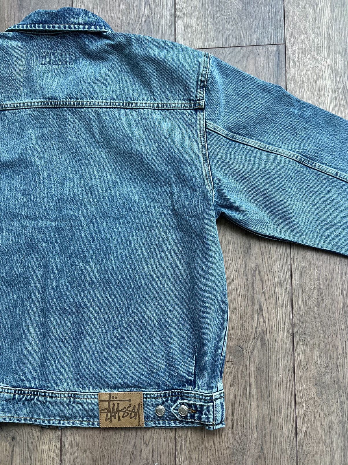 Stussy Stussy FW24 Denim Zip Up Work Jacket “Washed Blue” XL Size US XL / EU 56 / 4 - 7 Thumbnail
