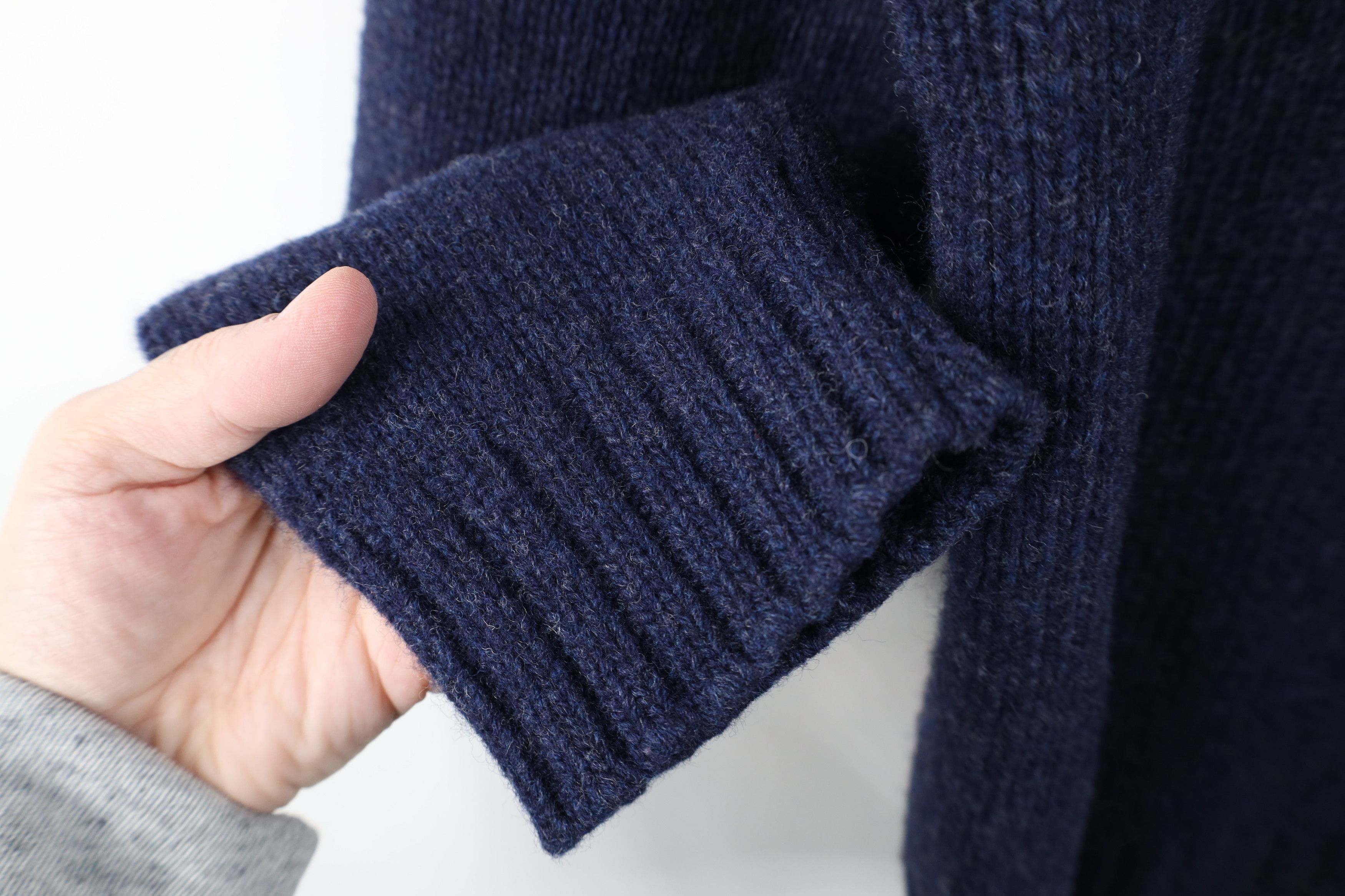Vintage Vintage 90s Streetwear Lambswool Ribbed Knit V-Neck Sweater Size US M / EU 48-50 / 2 - 6 Thumbnail