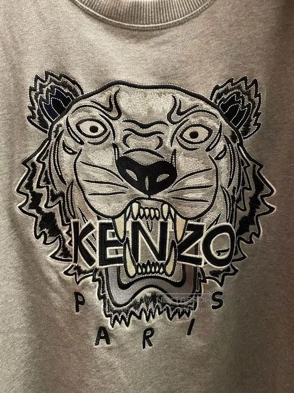 Kenzo KENZO Gray Cotton Men’s Sweatshirt . Size US XL / EU 56 / 4 - 7 Thumbnail