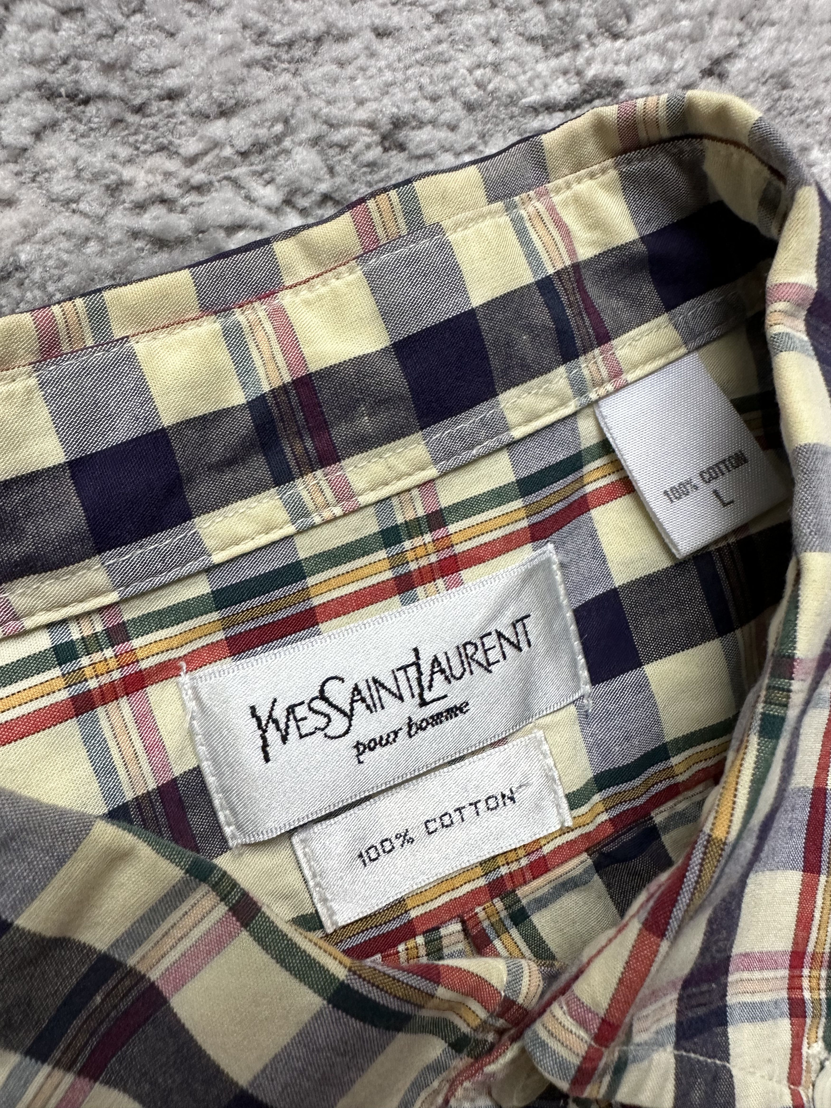 Yves Saint Laurent Yves Saint Laurent shirt Size US L / EU 52-54 / 3 - 5 Thumbnail
