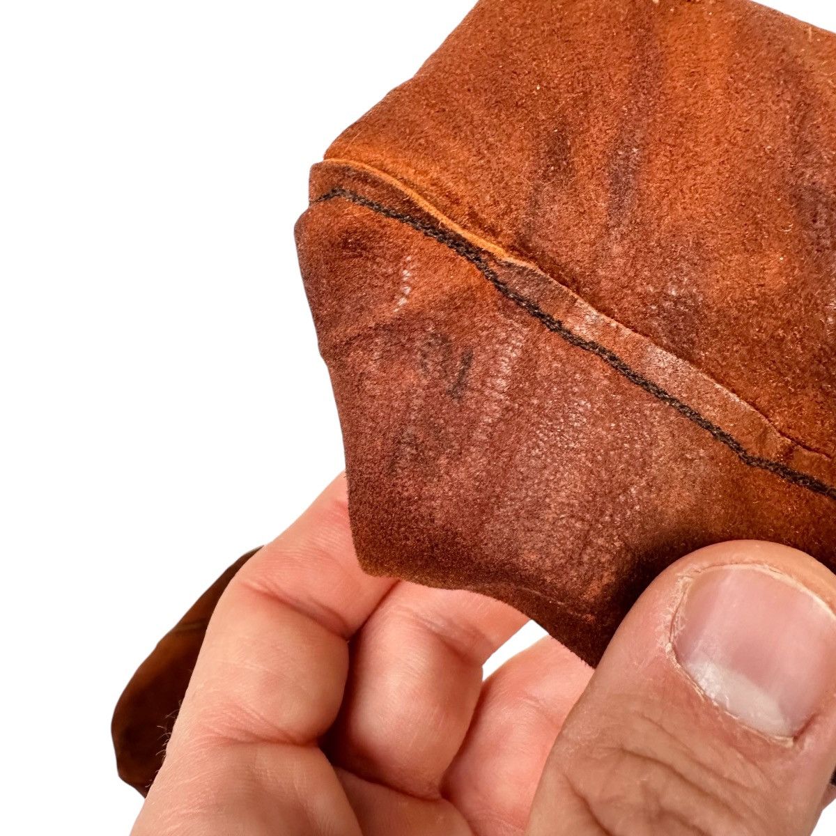 Vintage Vintage Women’s Brown Leather Gloves Small Petite 50s 60s Size ONE SIZE - 3 Thumbnail