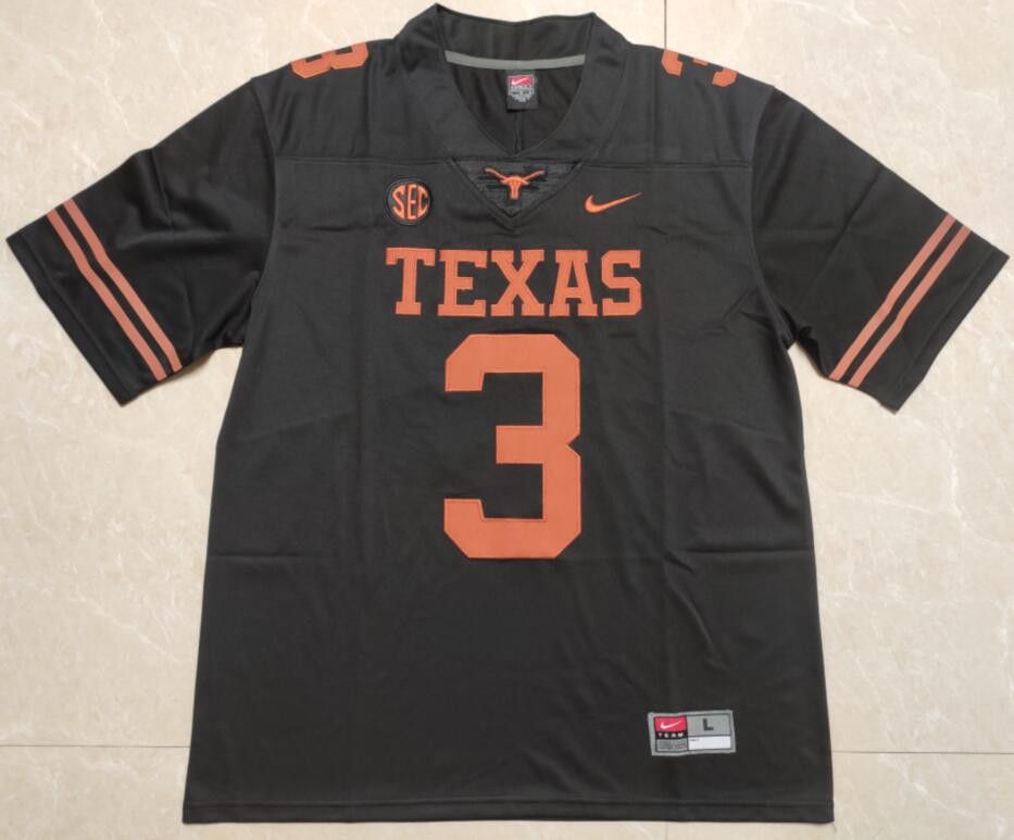 Other 2024Texas Longhorns #3 Quinn Ewers SEC Patch Jerseys Size US S / EU 44-46 / 1 - 3 Thumbnail