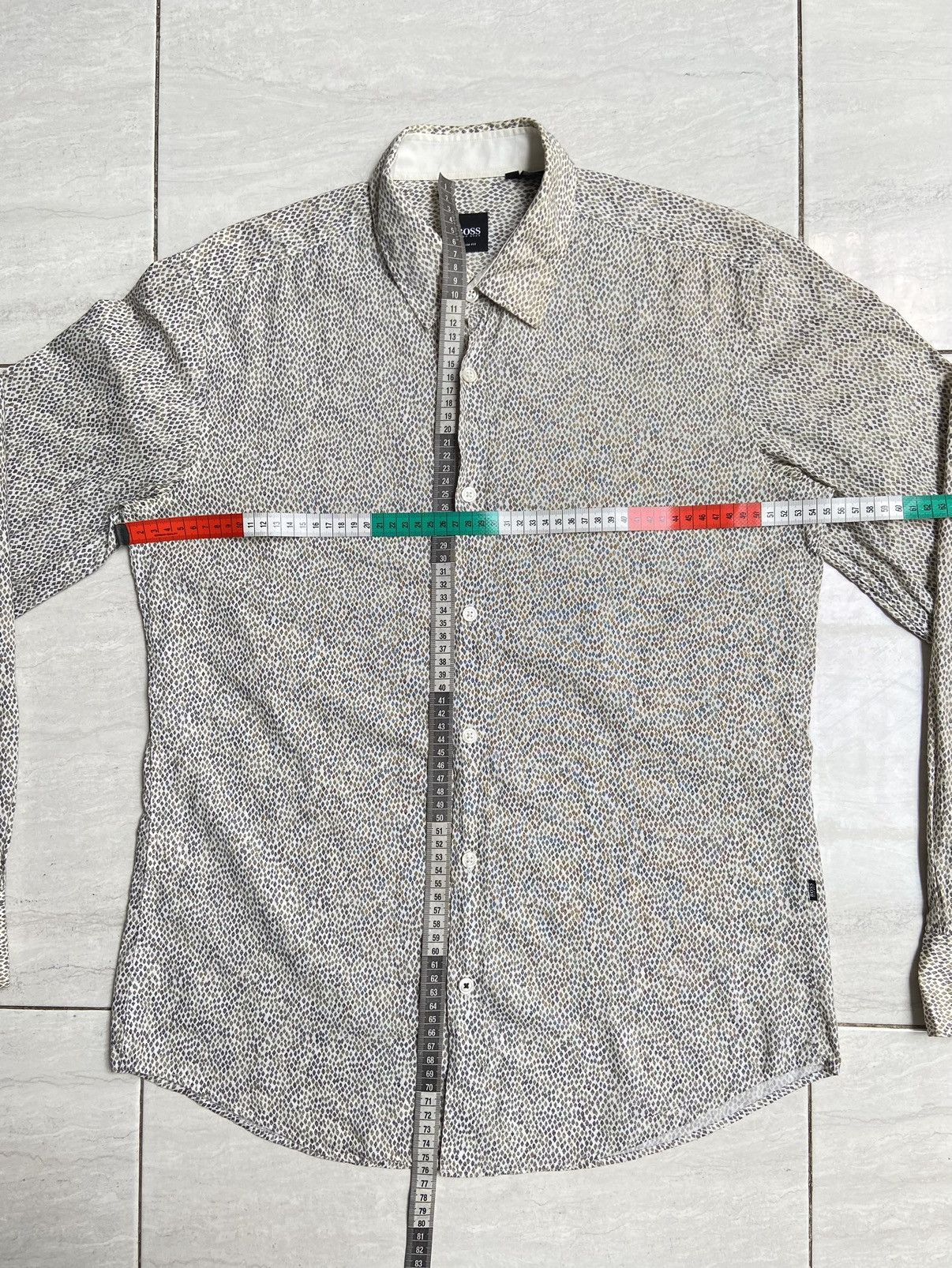 Hugo Boss BOSS HUGO BOSS Motive Shirt Size US M / EU 48-50 / 2 - 8 Thumbnail