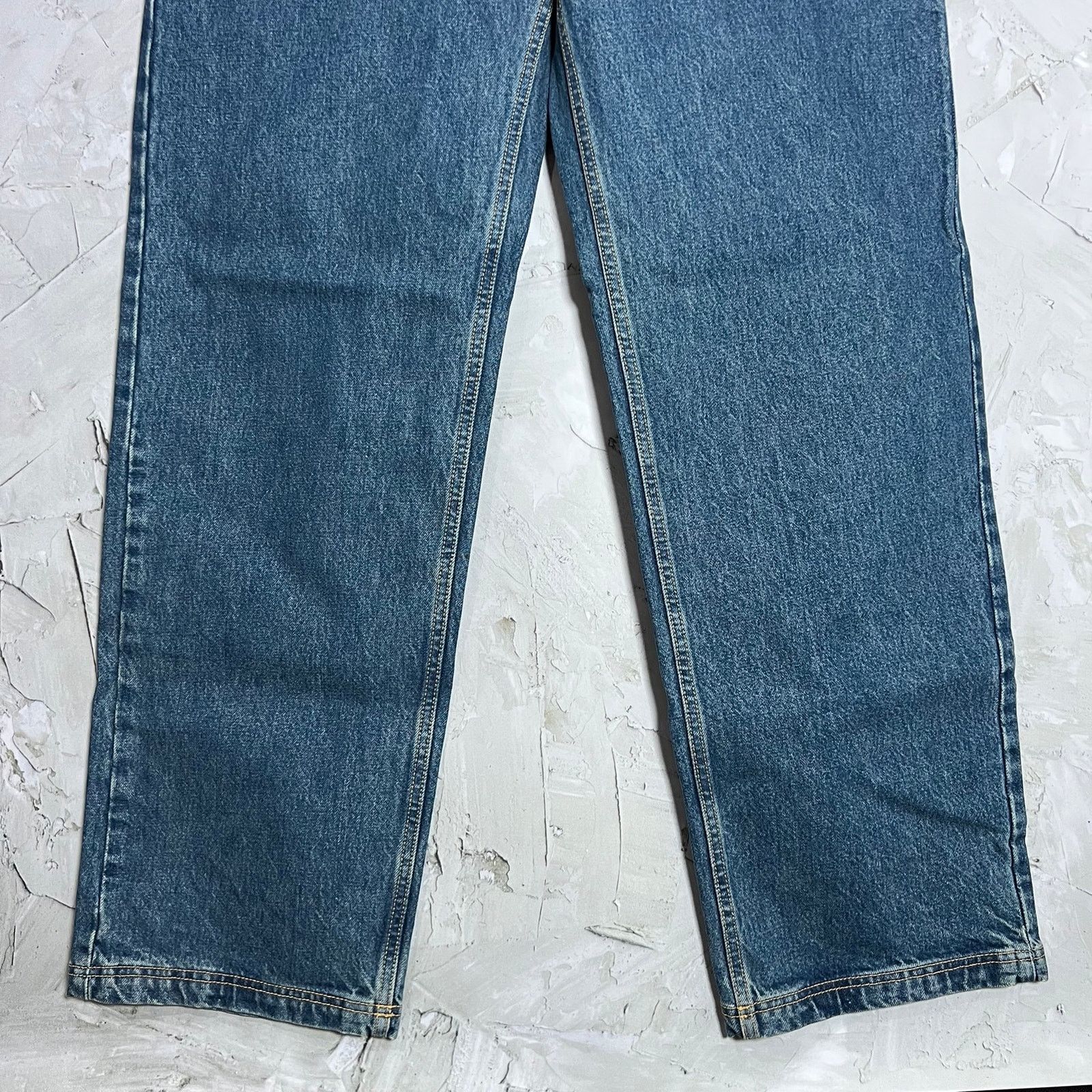 6397 6397 NP300 Patch Pocket Straight Jean Stone Blue Italy Sz 28 Size 28" / US 6 / IT 42 - 7 Thumbnail