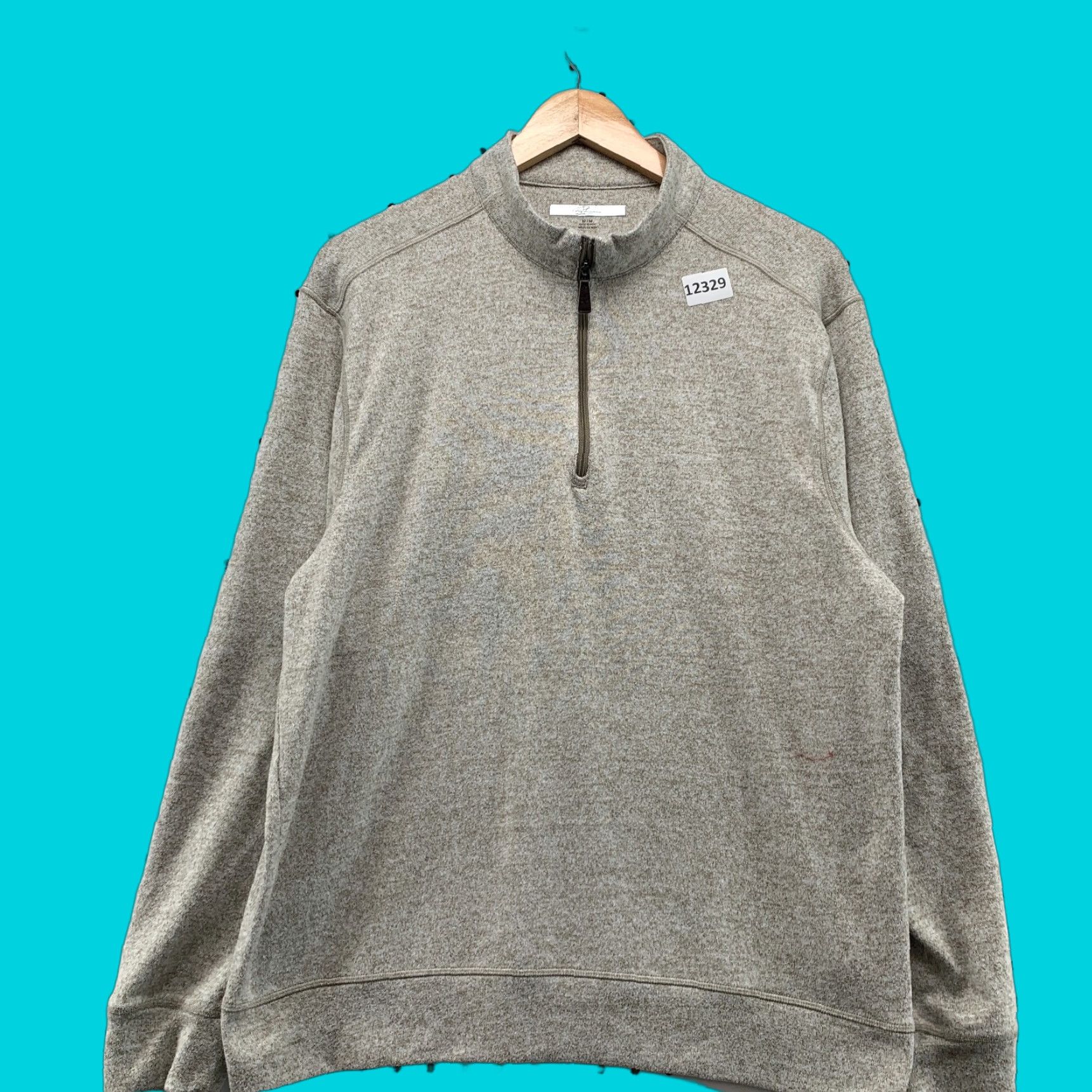 Vintage Greg Norman Sweater Men Medium Beige Fleece Shark Pullover 1/4 Zip M Size US M / EU 48-50 / 2 - 1 Thumbnail