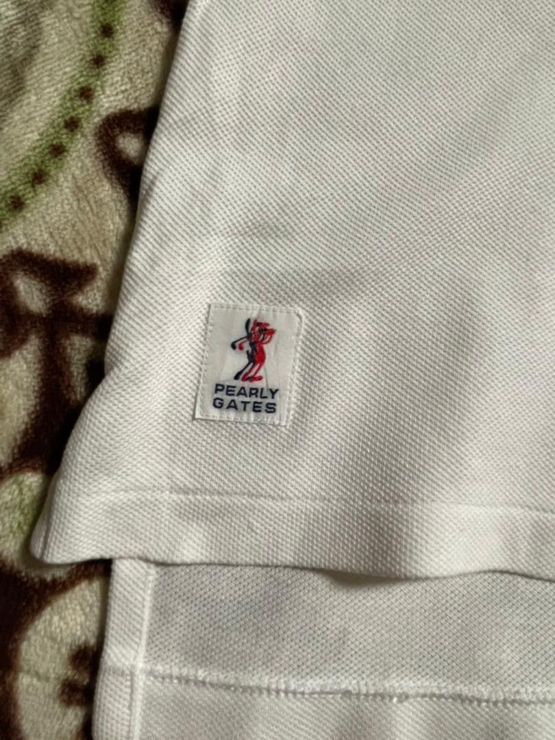 Vintage K5-12 Pearly Gates golf polo single stich vintage made japan Size US L / EU 52-54 / 3 - 17 Thumbnail