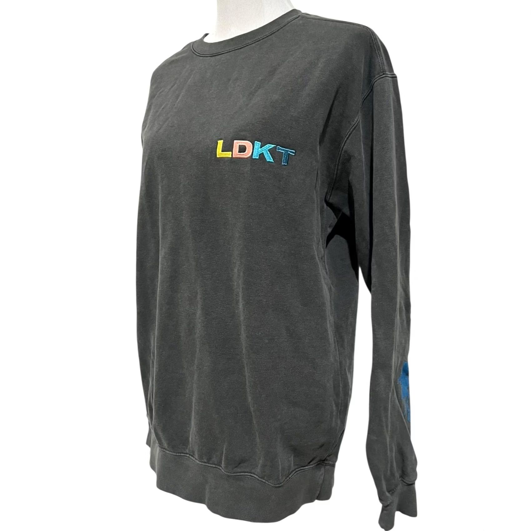 Vintage VINTAGE Lauren Daigle Kaleidoscope Tour LMKT Crewneck Sweatshirt Embroidered Gray Sz M Womens Shirt Pullover Crew Neck Long Sleeve Cotton Blend Size M / US 6-8 / IT 42-44 - 5 Thumbnail