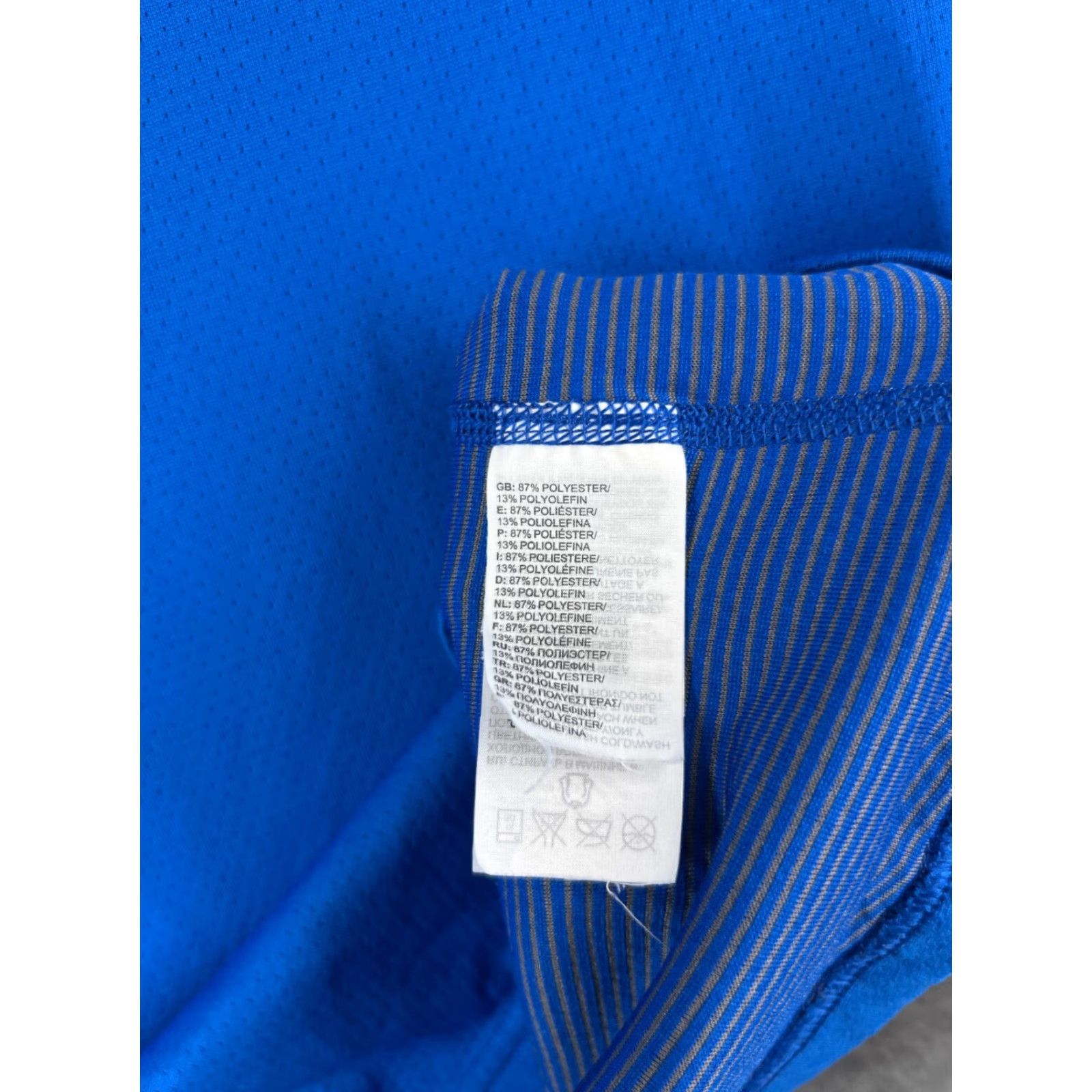 The North Face VINTAGE The North Face Shirt Men Small Blue Polyester Blend Long Sleeve Crew Neck Flash Men Size US S / EU 44-46 / 1 - 7 Thumbnail