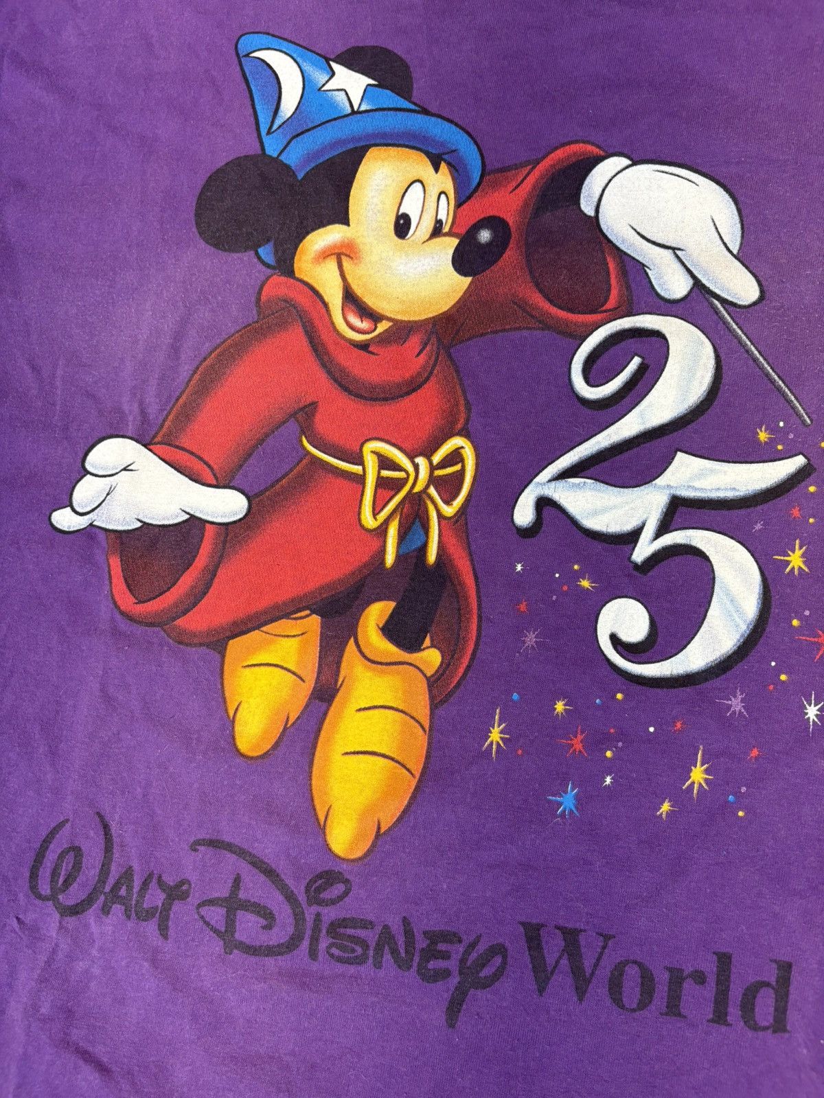 Disney × Mickey Mouse × Vintage 1990’s Disney 25th Anniversary Mickey Mouse T-Shirt Size US XL / EU 56 / 4 - 2 Thumbnail