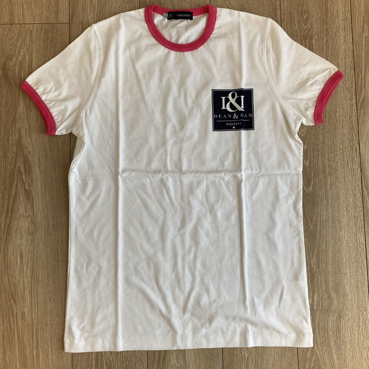 Dsquared2 Brand New DSQUARED2 Archive Ringer T-Shirt – Size L Size US L / EU 52-54 / 3 - 2 Thumbnail