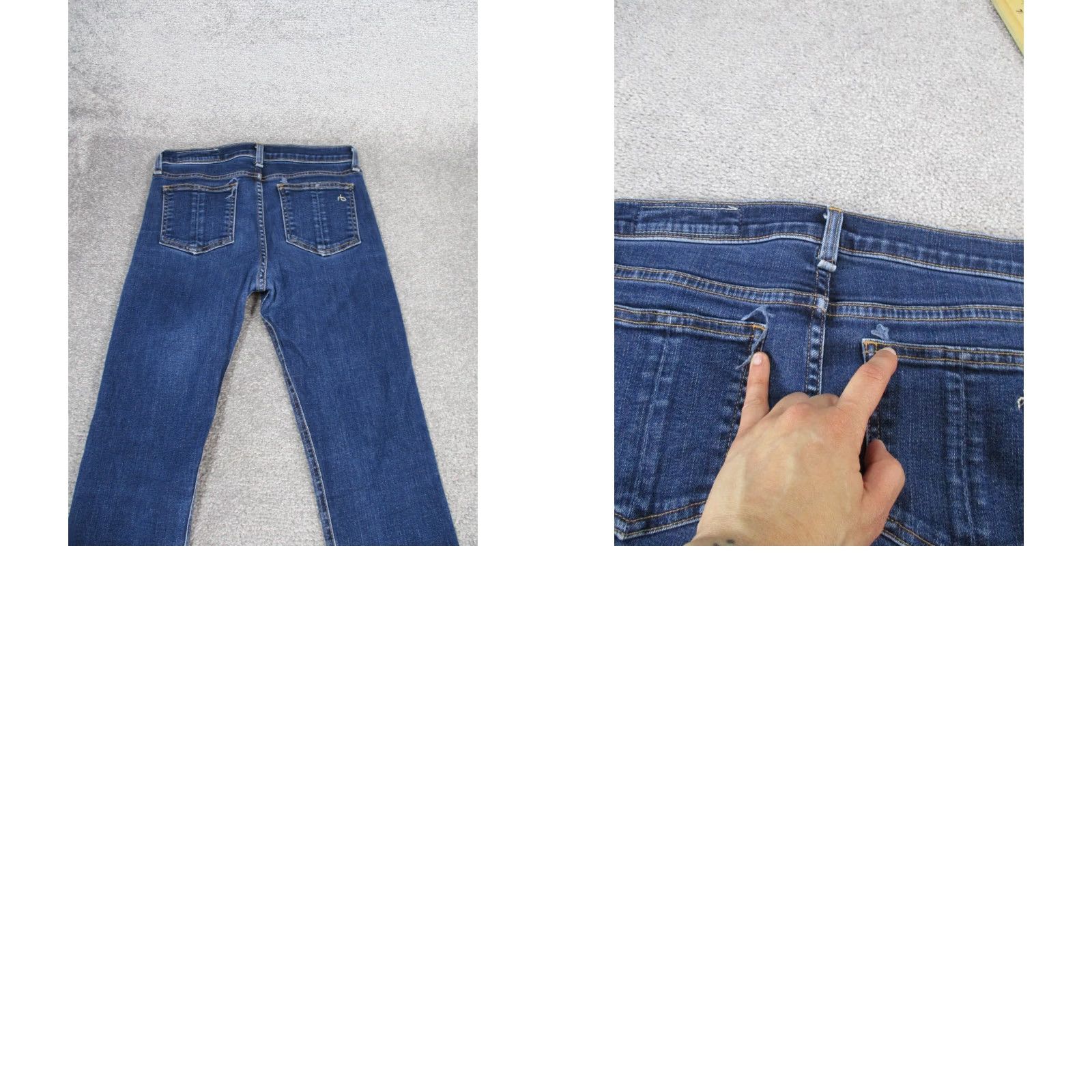 Rag & Bone rag & bone Jeans Womens 27 Dark Wash Denim Skinny Size 27" / US 4 / IT 40 - 9 Thumbnail