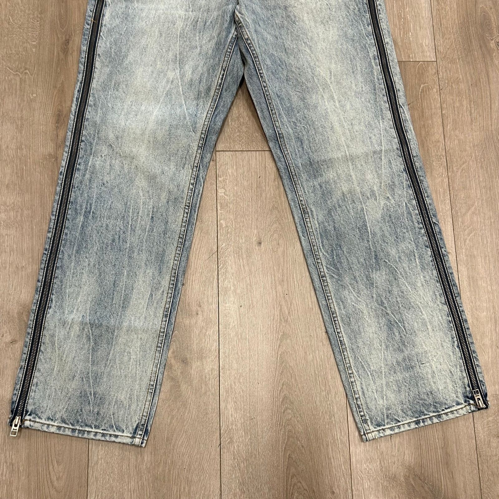 Ksubi new Ksubi Anti K Zip Leg Dynamite Relaxed Fit Jeans size 30 Size US 30 / EU 46 - 3 Thumbnail