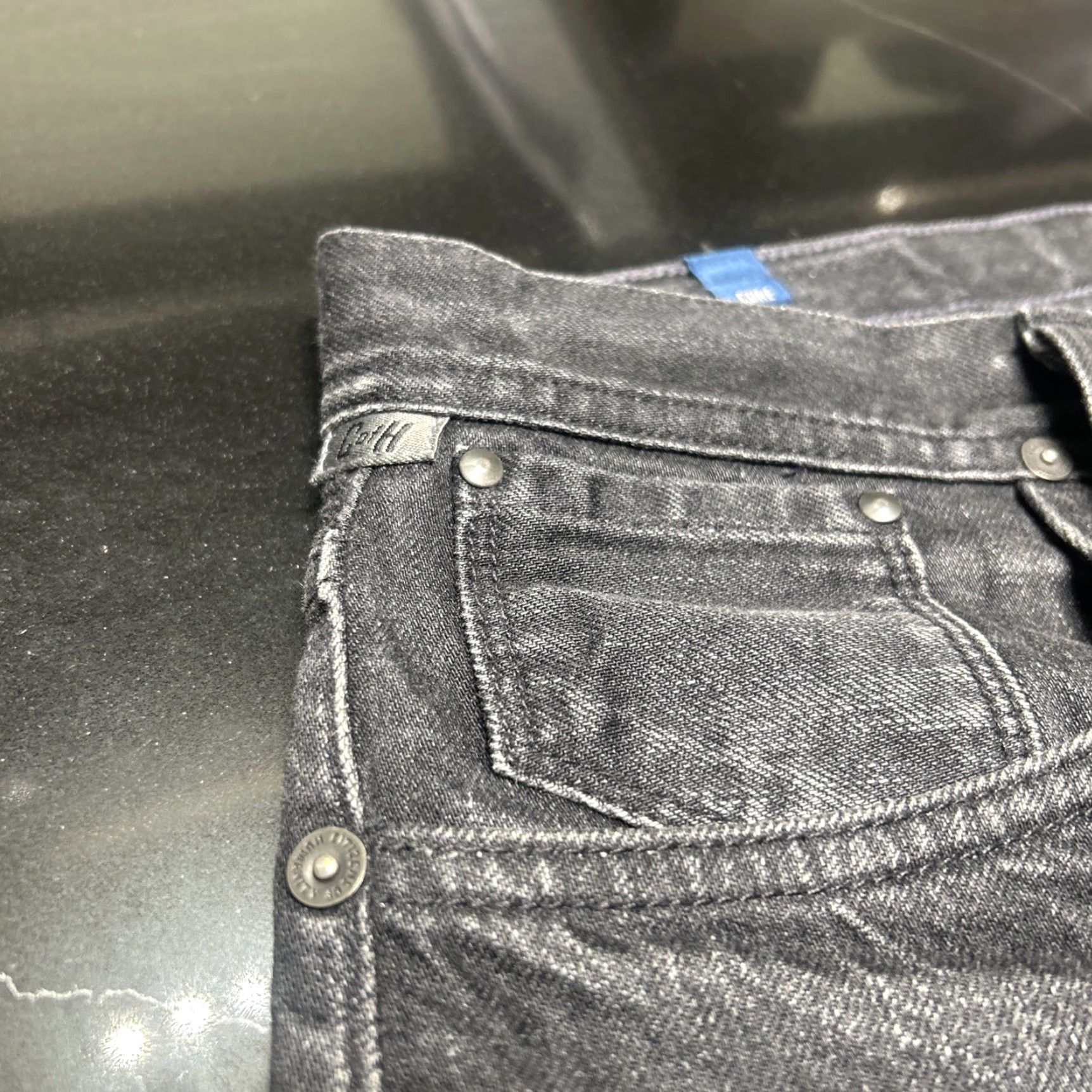 Citizens Of Humanity VINTAGE Citizens of Humanity Core Slim Straight Jeans Won Washed Black 32/27 Men Slim 5-Pocket Jeans City Streetwear Size US 32 / EU 48 - 4 Thumbnail