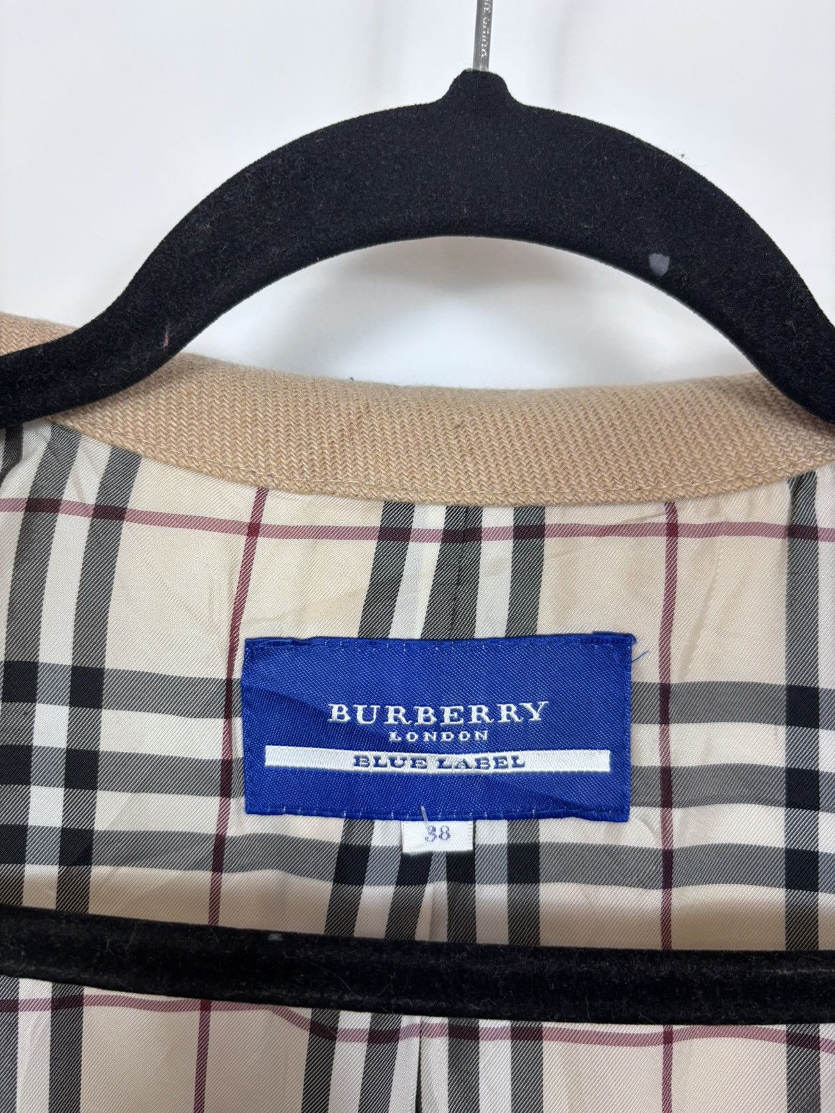 Burberry Burberry Blue Label Women’s Vintage Camel Wool Blend Jacket Size S / US 4 / IT 40 - 18 Thumbnail