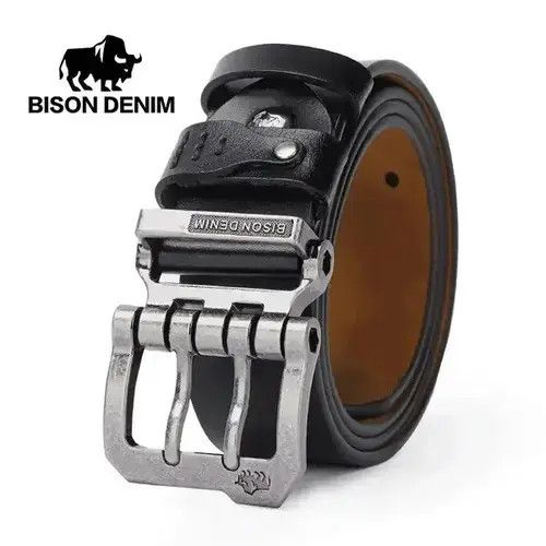 Designer 130cm Bison Denim Belt Size ONE SIZE - 1 Thumbnail