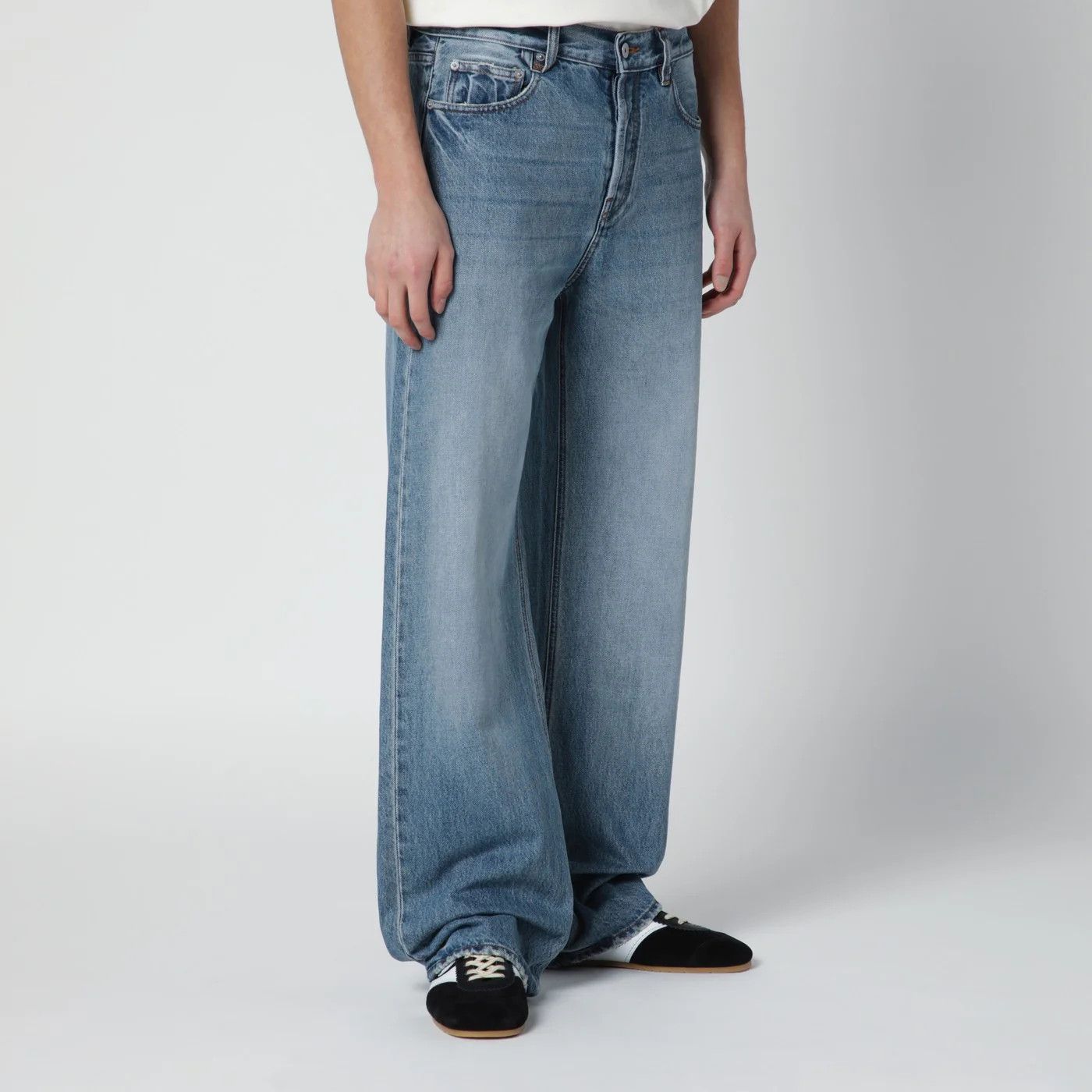 Jacquemus o1d2blof0526 Straight-leg Denim Jeans in Blue Size US 34 / EU 50 - 3 Thumbnail