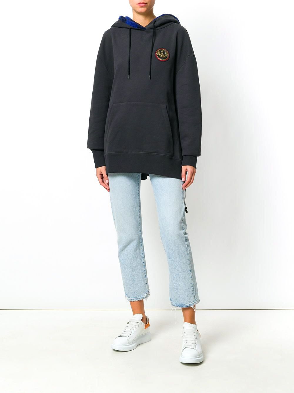 Tommy Hilfiger TOMMY HILFIGER COLLECTION Rock printed boyfriend hoodie Size S / US 4 / IT 40 - 11 Thumbnail