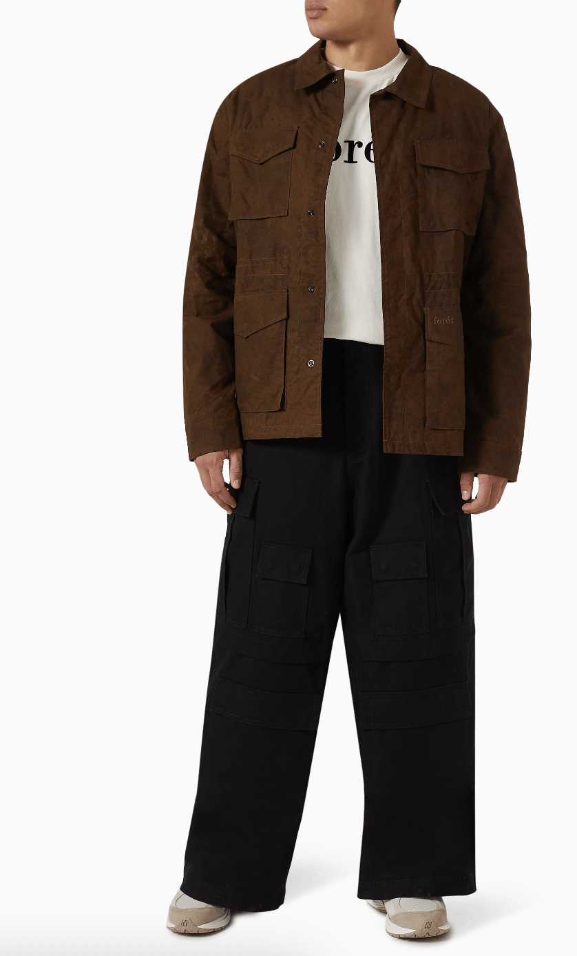 foret Forét Hike Field Jacket Brown, Waxed Cotton Size US L / EU 52-54 / 3 - 7 Thumbnail