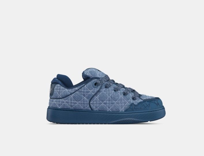 Dior o1w1db10425 3SN288 B9S Skater Low-Top Sneakers in Blue Size US 9 / EU 42 - 1 Thumbnail