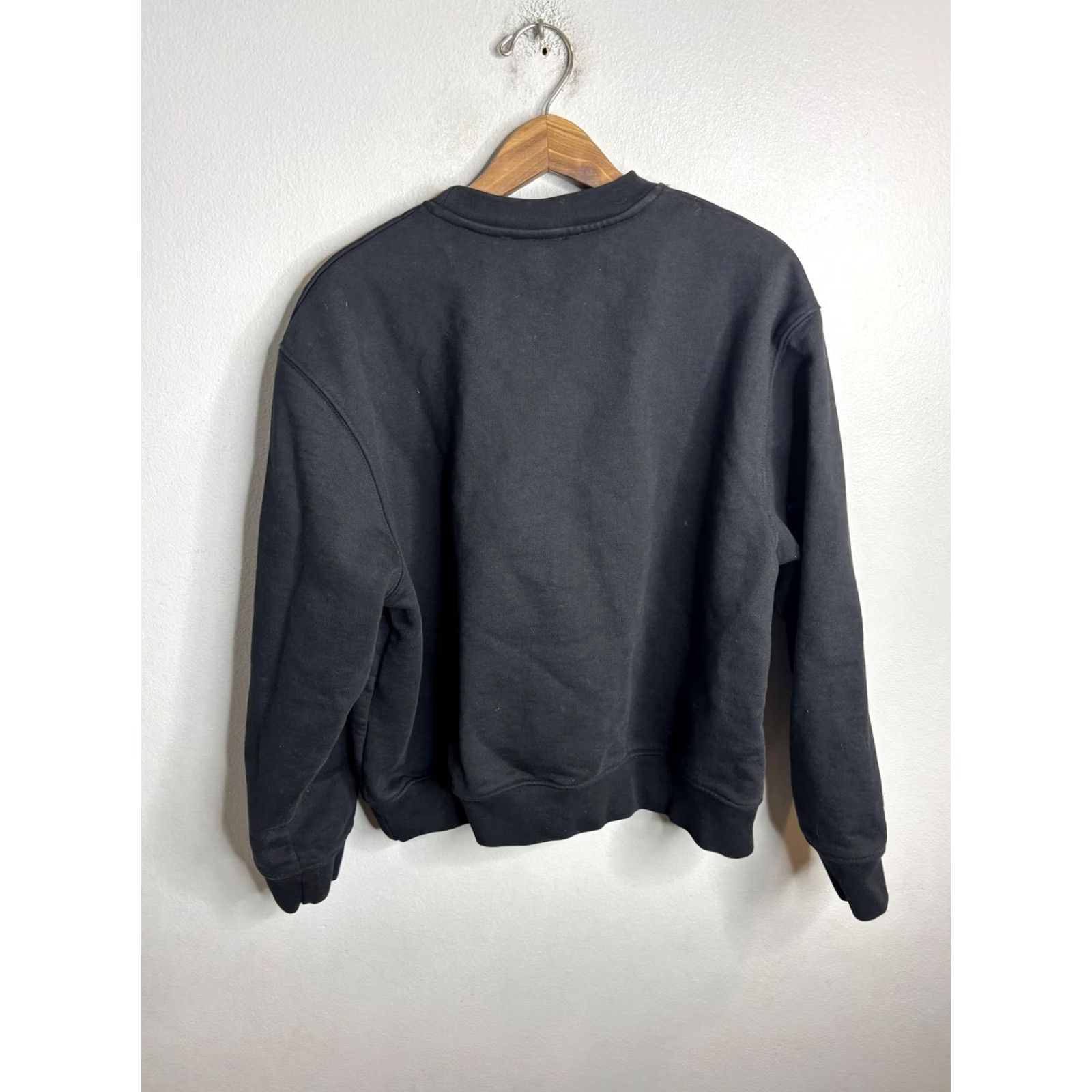 The Kooples The Kooples Sweatshirt Womens Large Black Skeleton Graphic Crew Let'S Bone Up Size L / US 10 / IT 46 - 7 Thumbnail