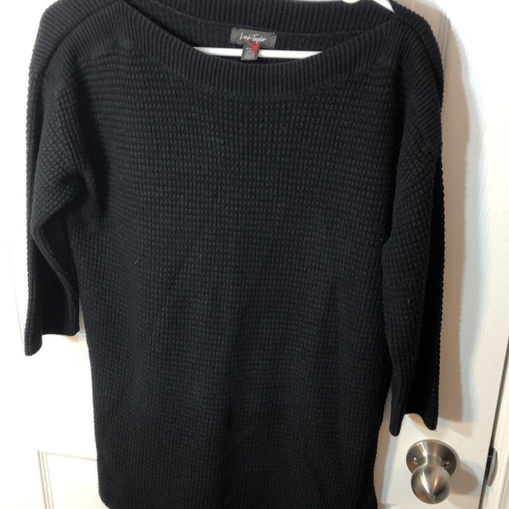 Lord & Taylor M Lord & Taylor Waffle Knit Sweater Size M / US 6-8 / IT 42-44 - 3 Thumbnail