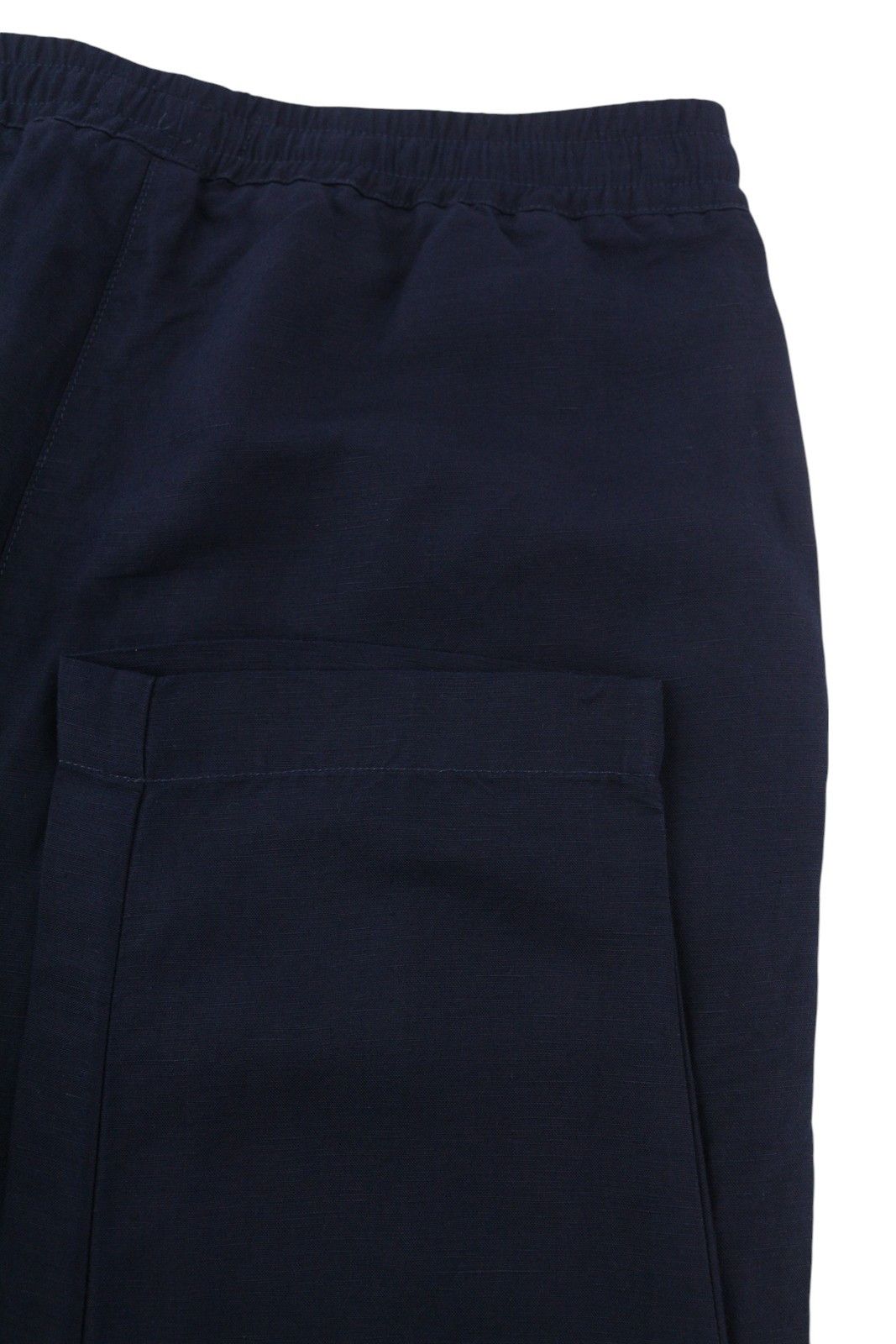 Gant SUMMER LINEN EU34 Dark Blue Elastic Waist Pants 85150 Size 28" / US 6 / IT 42 - 5 Thumbnail