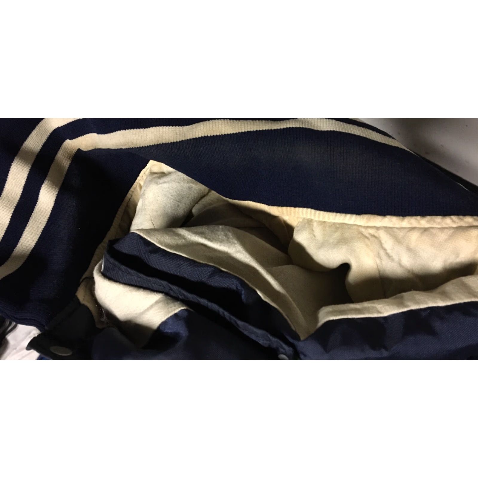 Vintage VINTAGE DECA Satin Jacket Mens L Blue 70s 80s School Varsity Football Grunge Punk United States Size US L / EU 52-54 / 3 - 6 Thumbnail