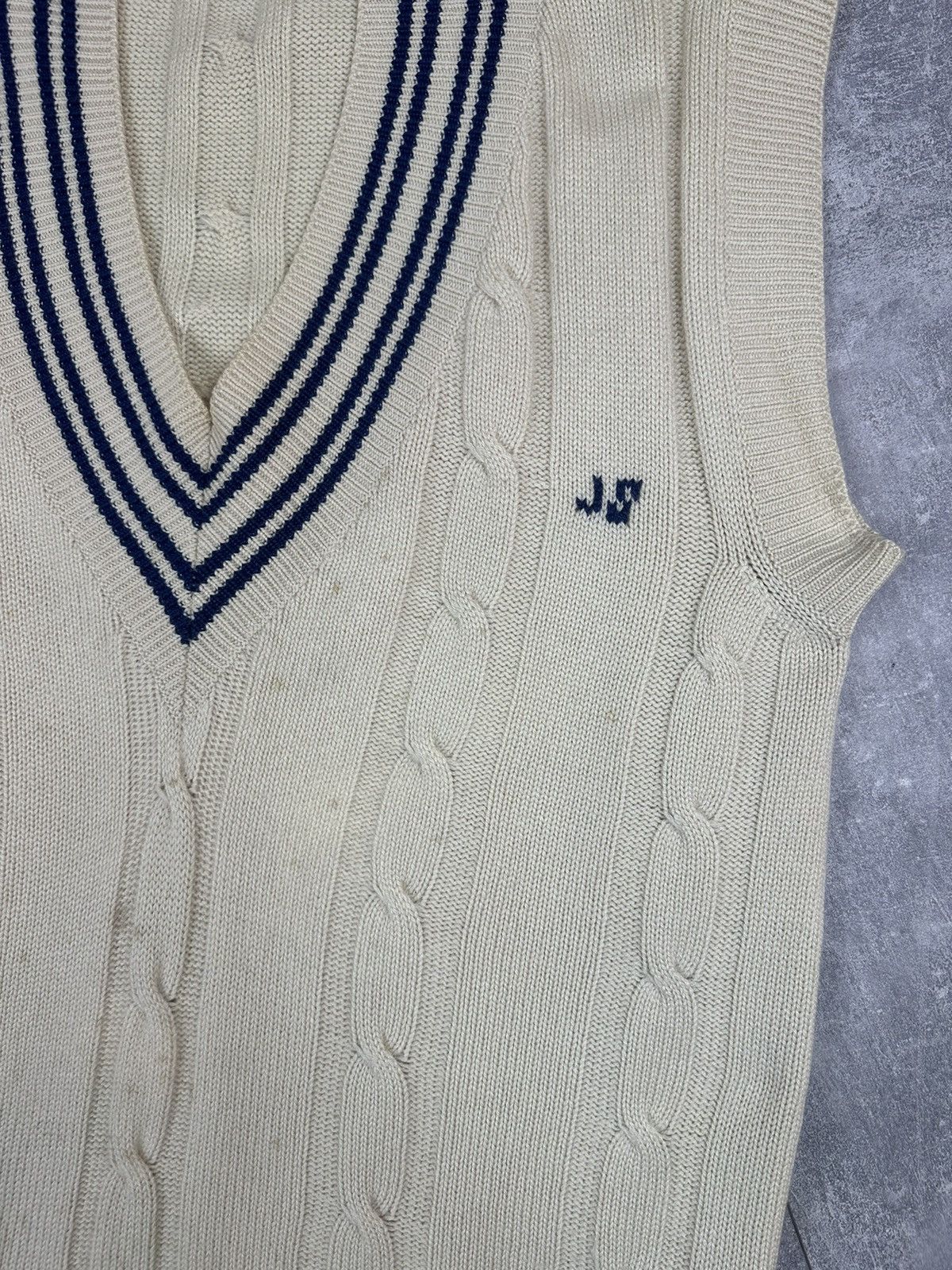 Jil Sander Jil Sander Men Knitted West Sweater Luxury Small Logo Size US XL / EU 56 / 4 - 6 Thumbnail