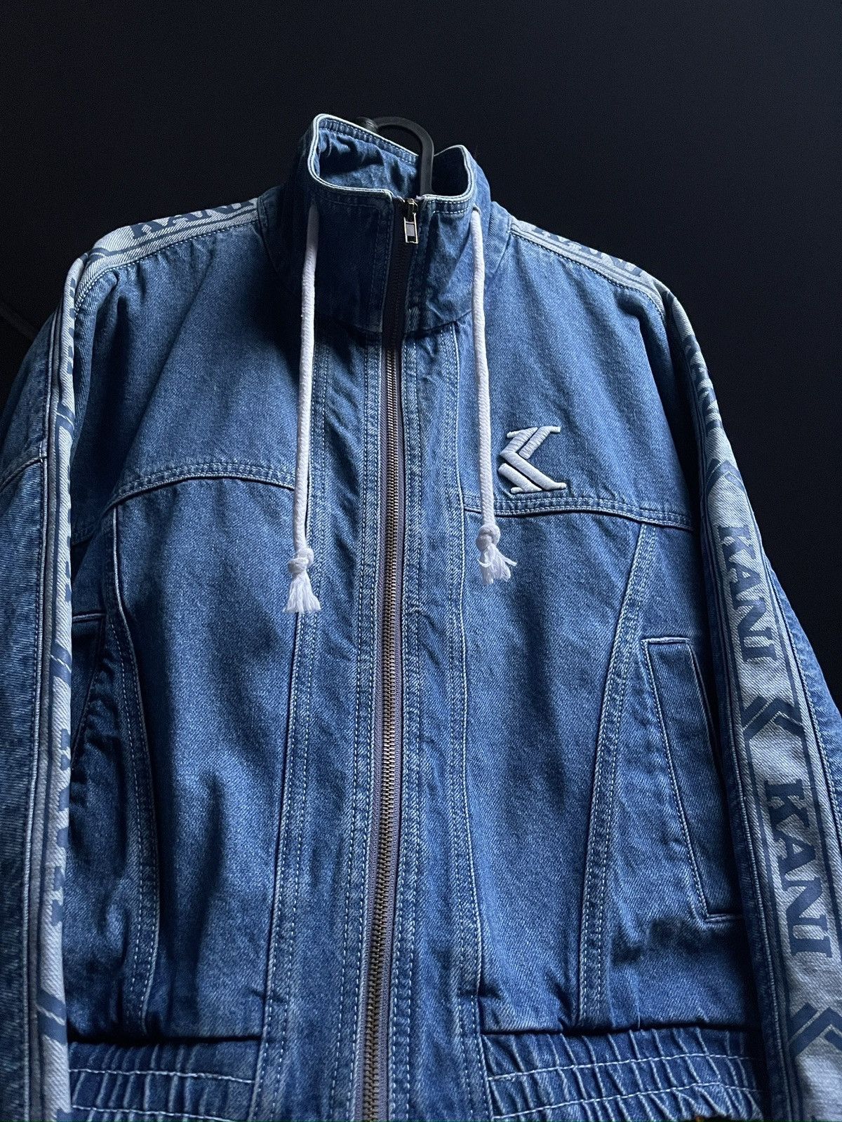 Karl Kani Karl Kani Vintage Cropped Denim Jean Jacket Size L / US 10 / IT 46 - 2 Thumbnail