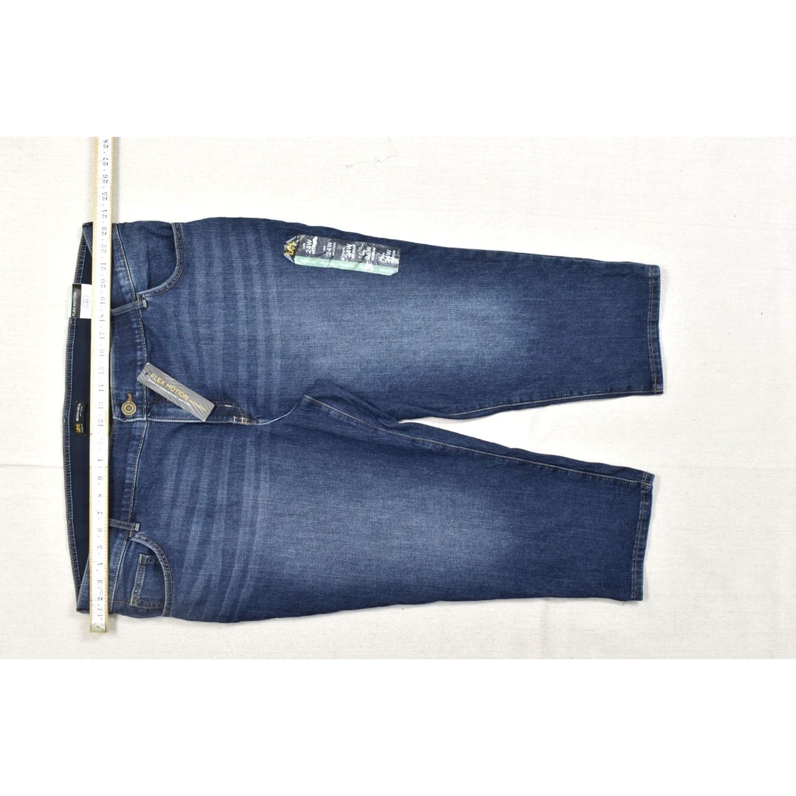 Lee Lee Jeans Capri Regular 24W Medium Bewitched Blu Womens Size 42" / US 20 - 8 Thumbnail