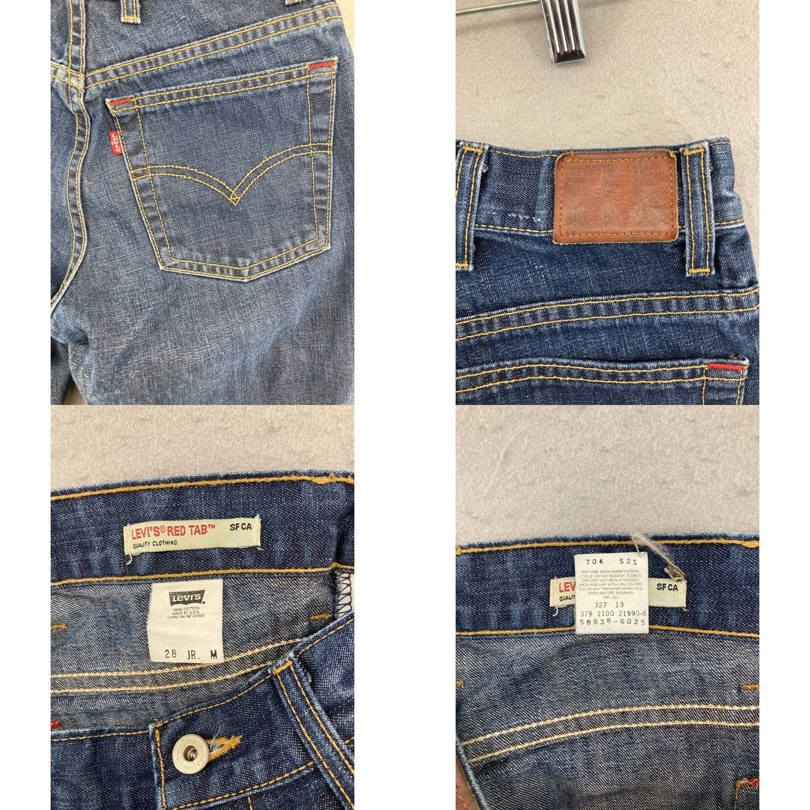 Levi's Levi's Jeans Womens Red Tab 28JR M Bootcut Denim USA MADE Pocket 5-Pocket Design Size 28" / US 6 / IT 42 - 8 Thumbnail