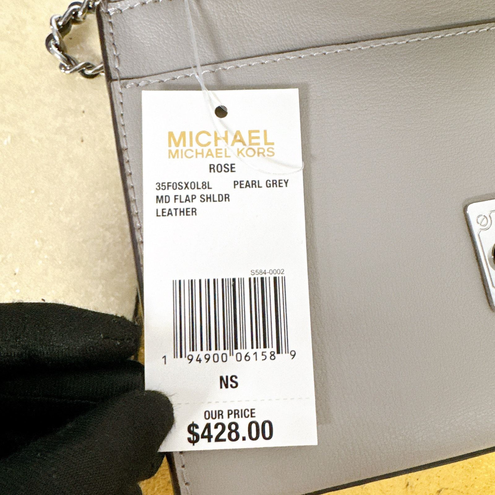Michael Kors Michael Kors 35F0SX0L8L Rose Medium Quilted Leather Flap Size ONE SIZE - 7 Thumbnail