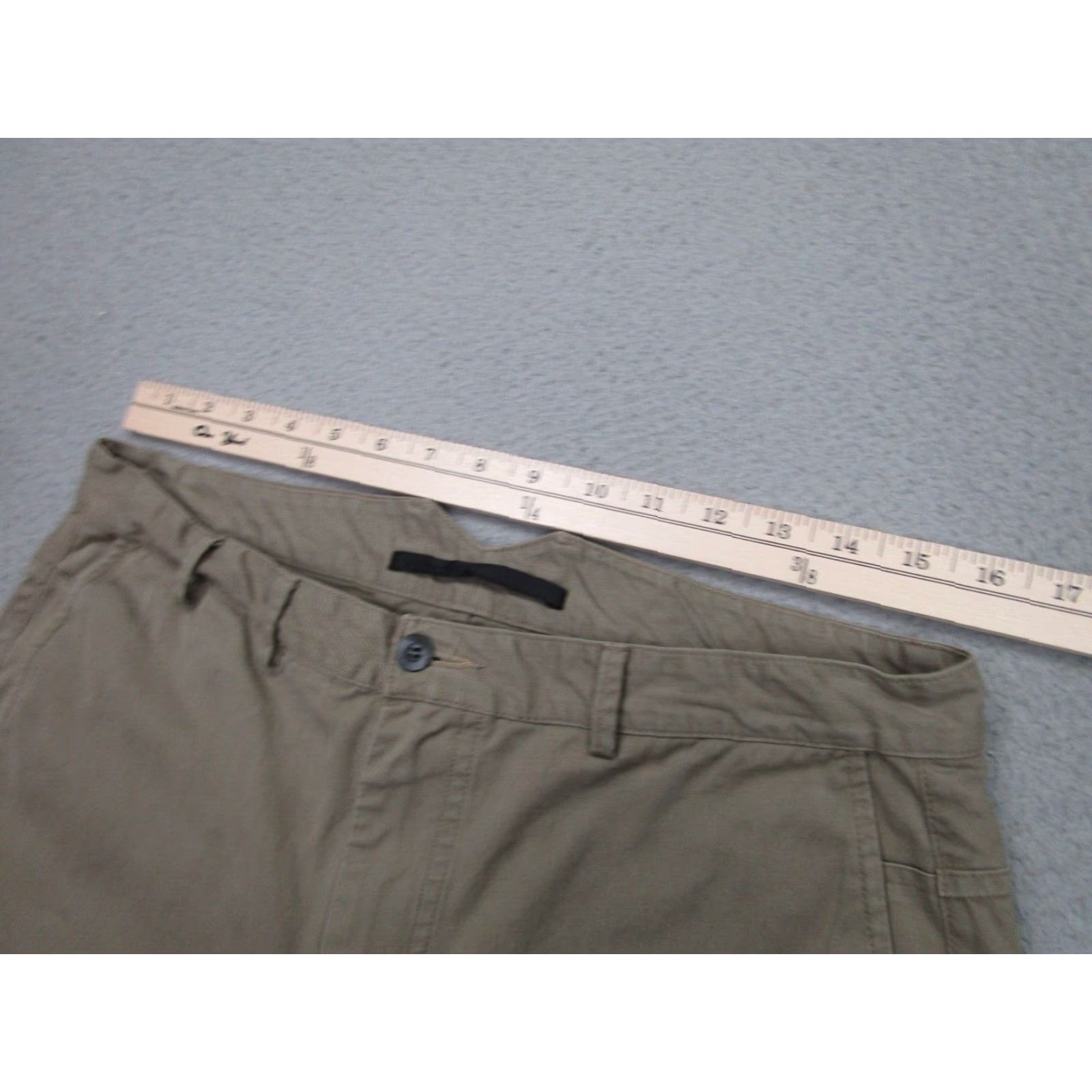 Olive Endovanera Mens Chino Pants 32 Tapered Beige Cotton Blend Regular Fit Size US 32 / EU 48 - 7 Thumbnail