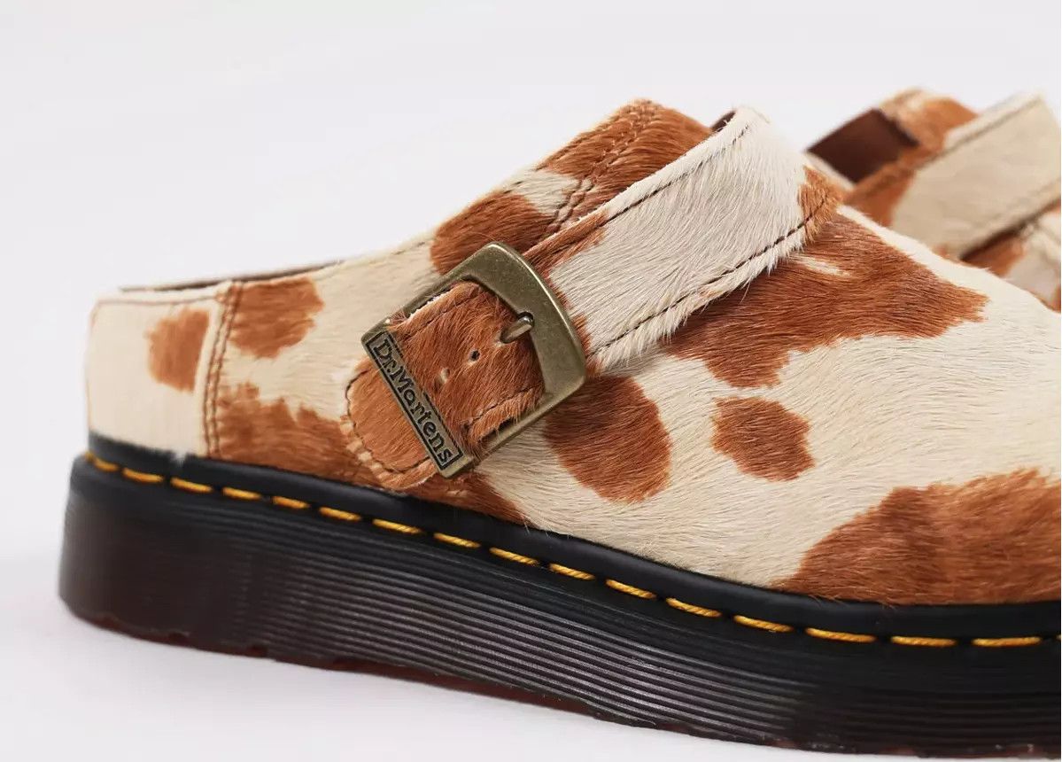 Dr. Martens DR. MARTENS ISHAM HAIR-ON COW PRINT SLINGBACK MULES Size US 10.5 / EU 43-44 - 7 Thumbnail