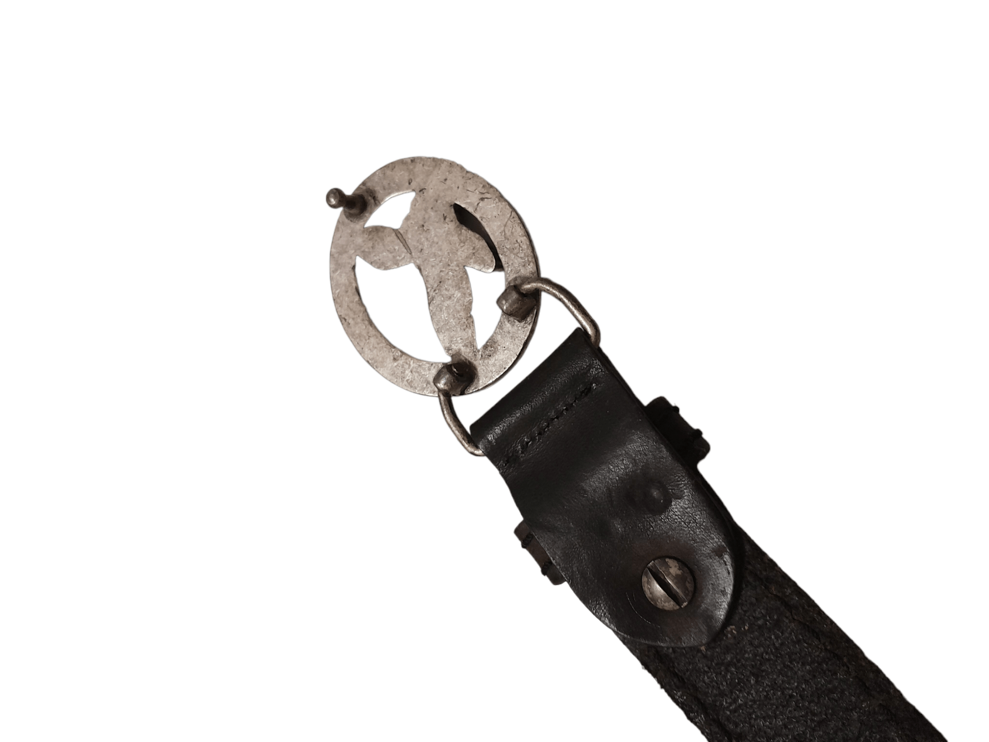 Japanese Brand Leather Belt Eagle crafted Buckle (F200) Waist 33 to 37 Size 36 - 4 Thumbnail