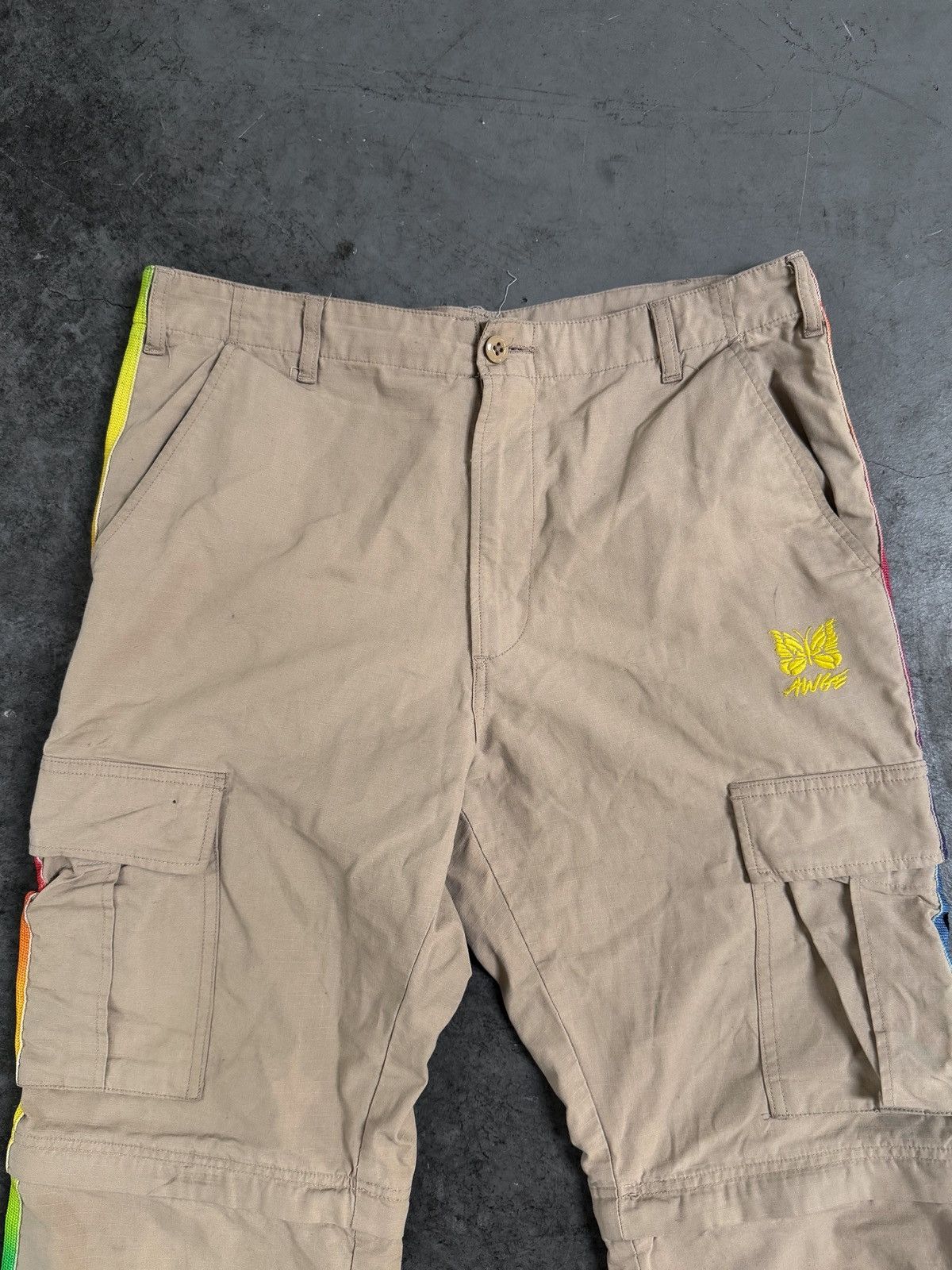 AWGE × Needles Needles x AWGE Cargo Trackpants Size US 34 / EU 50 - 3 Thumbnail